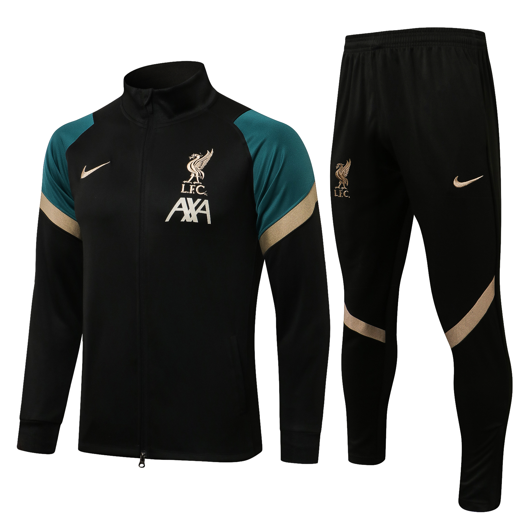 21/22 Liverpool Black Jacket Tracksuit Thai Quality - leoleo123123