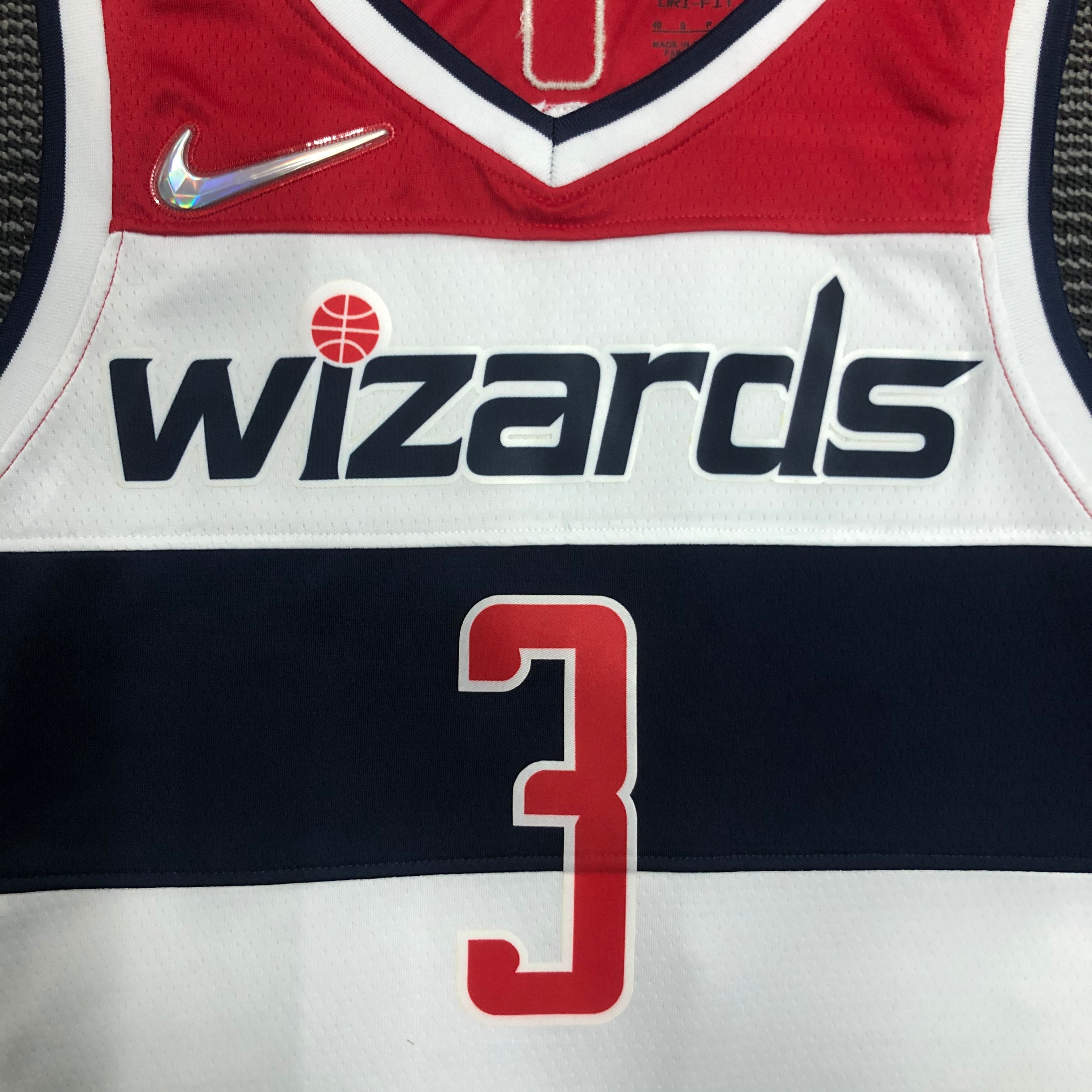 NBA 75th Anniversary Men Washington Wizards White #3 BEAL Jersey High Quality Name and Number Print - leoleo123123