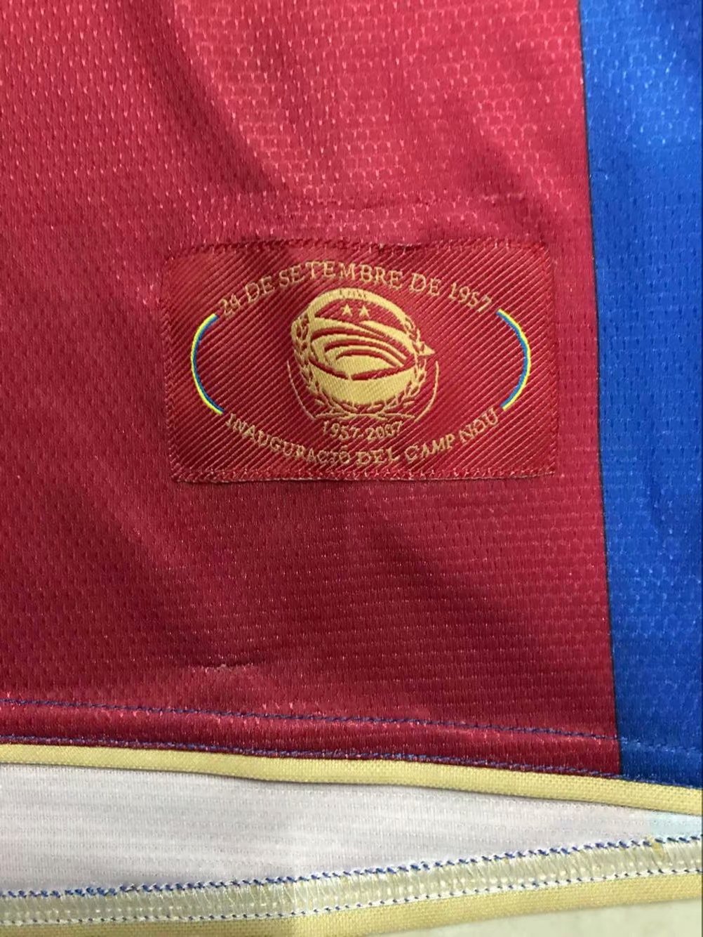 2007 Barcelona Home Retro Jersey - leoleo123123