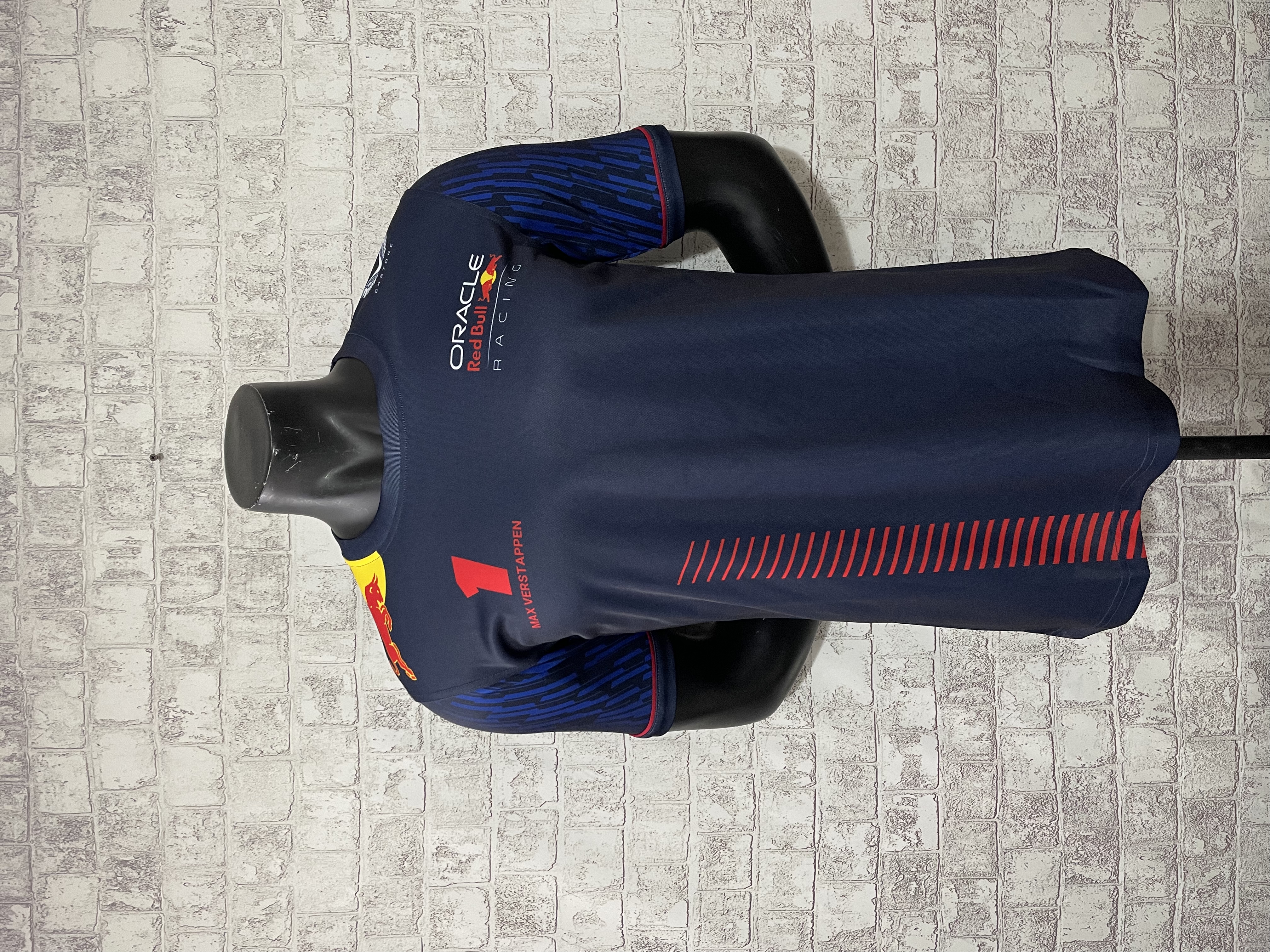 2023 Red Bull Racing Dark Blue F1 Team Round Collar POLO T-Shirt - leoleo123123