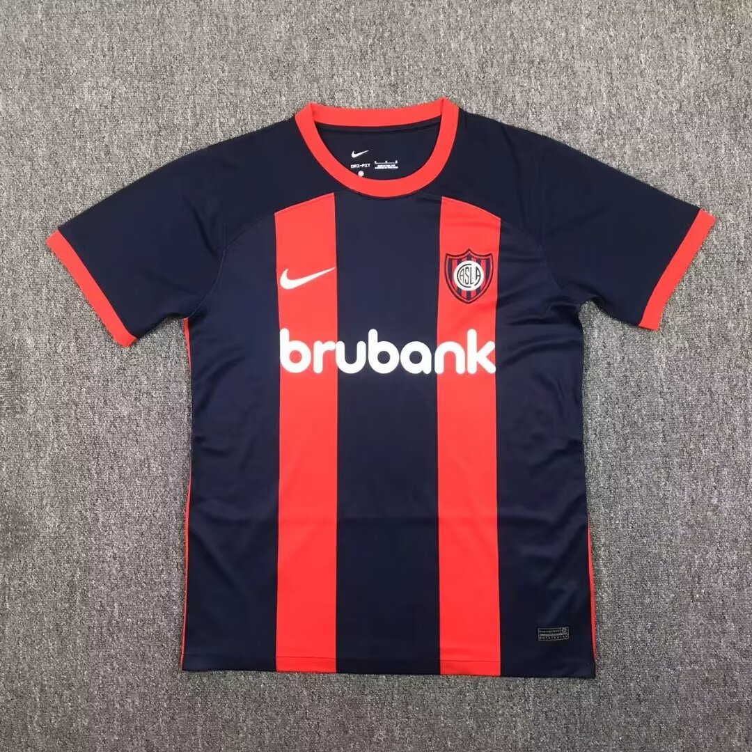 24/25 San Lorenzo Home Fans Soccer Jersey - leoleo123123