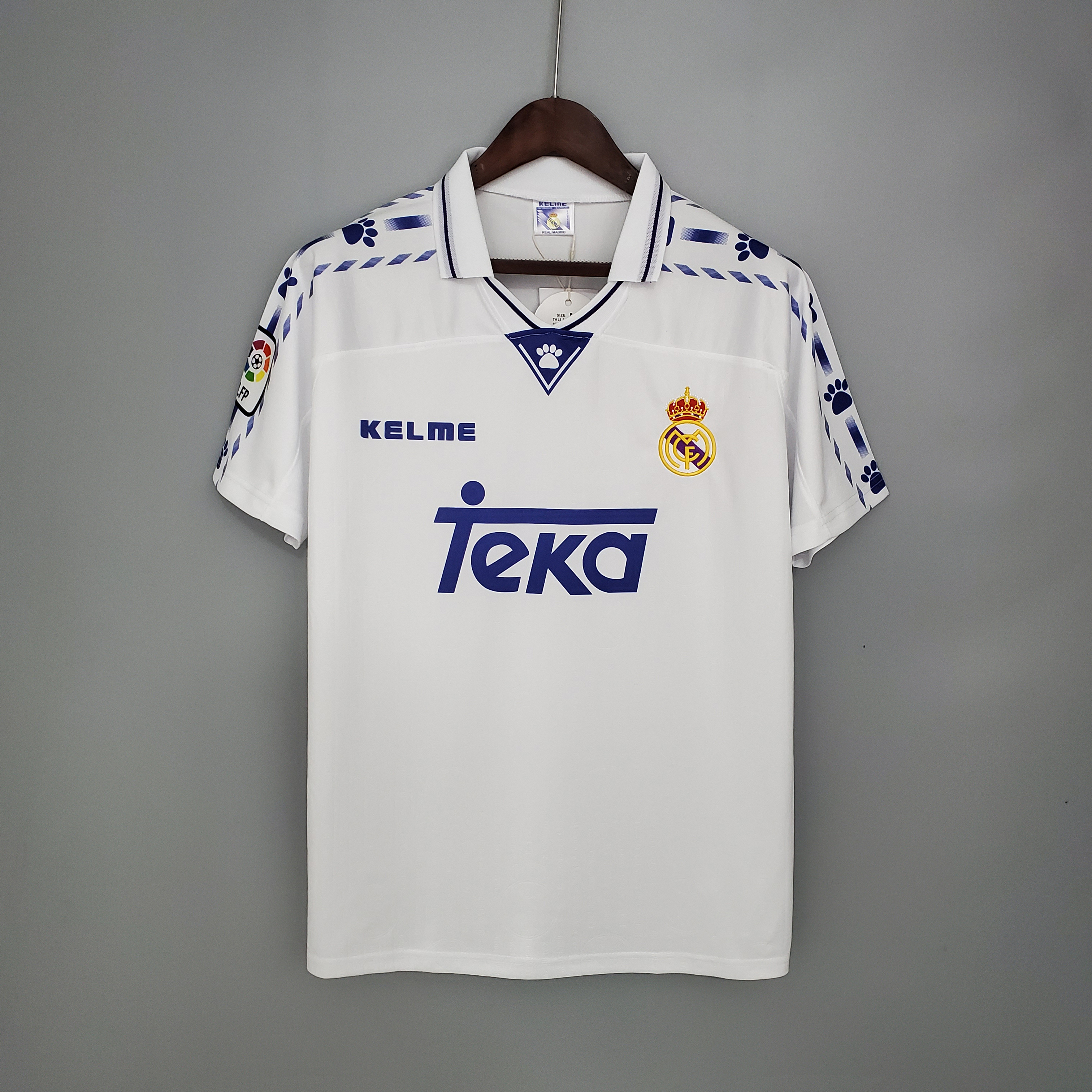 96/97 Real Madrid Home Retro Jersey - leoleo123123