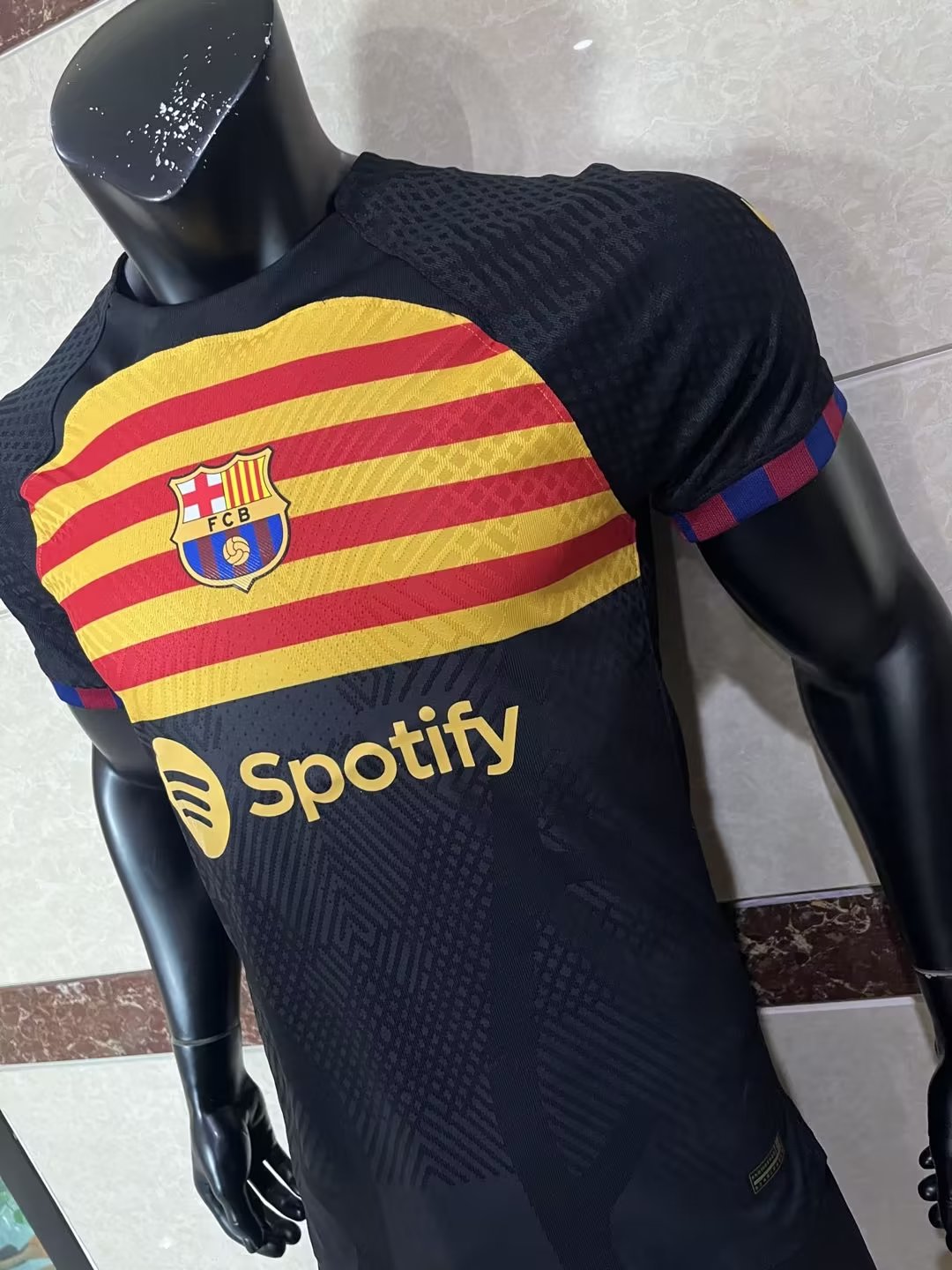 23/24 Barcelona Black Jersey Player Version 1:1 Quality - leoleo123123