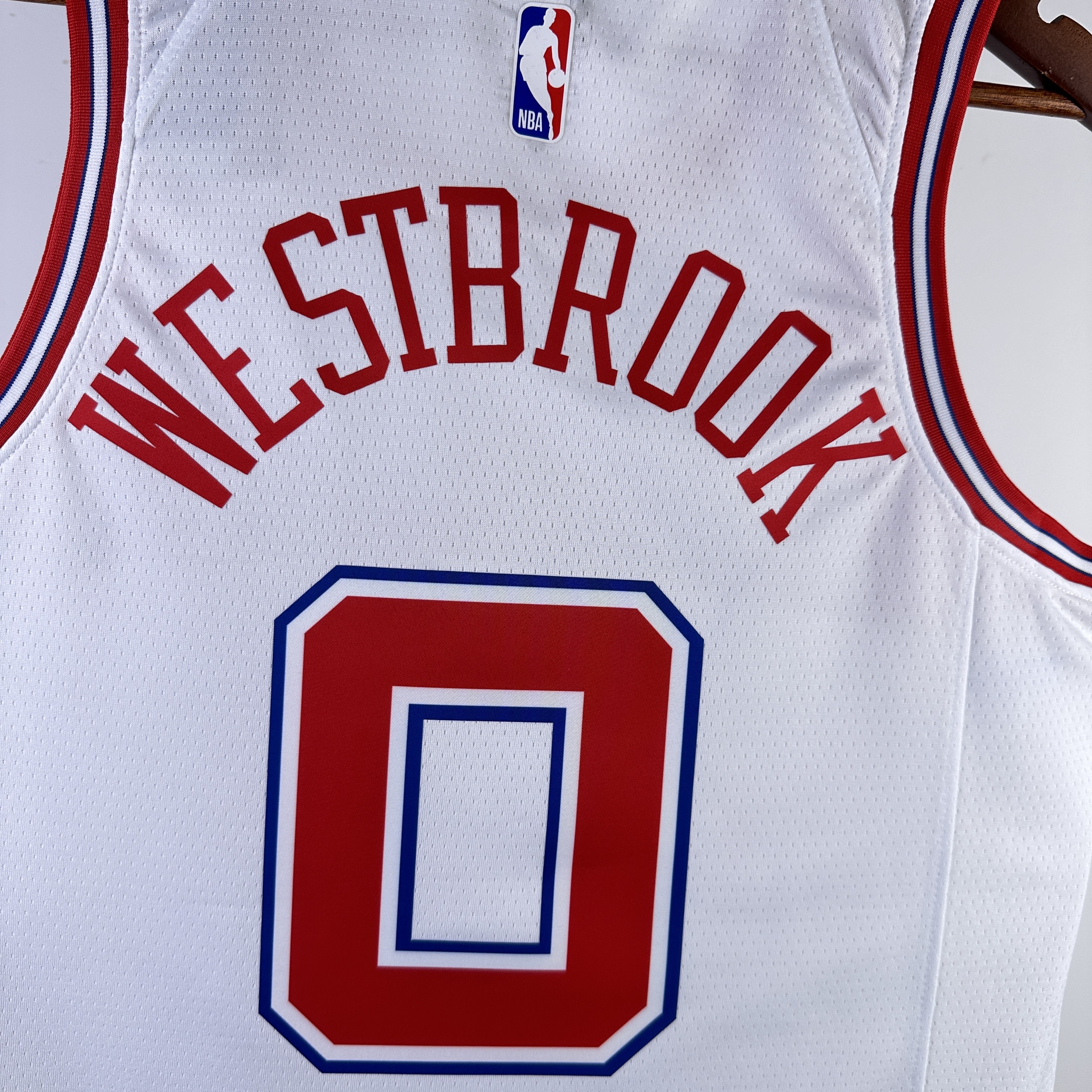 NBA Men Season 2024 Houston Rockets White City Edition #0 WESTBROOK Jersey High Quality Name and Number Print - leoleo123123
