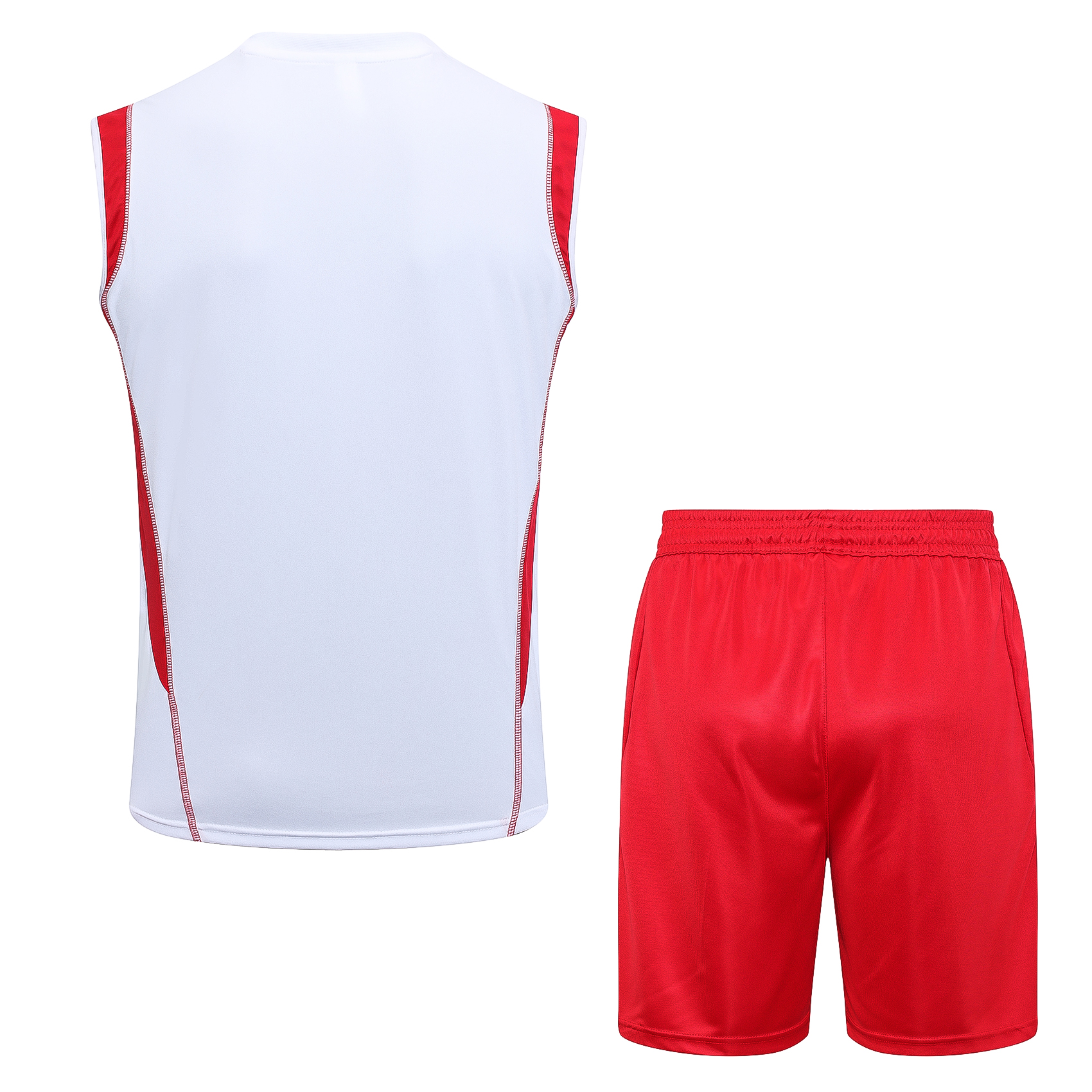 23/24 Flamengo White Vest and Short Pant Training Set -Training Tracksuit - leoleo123123