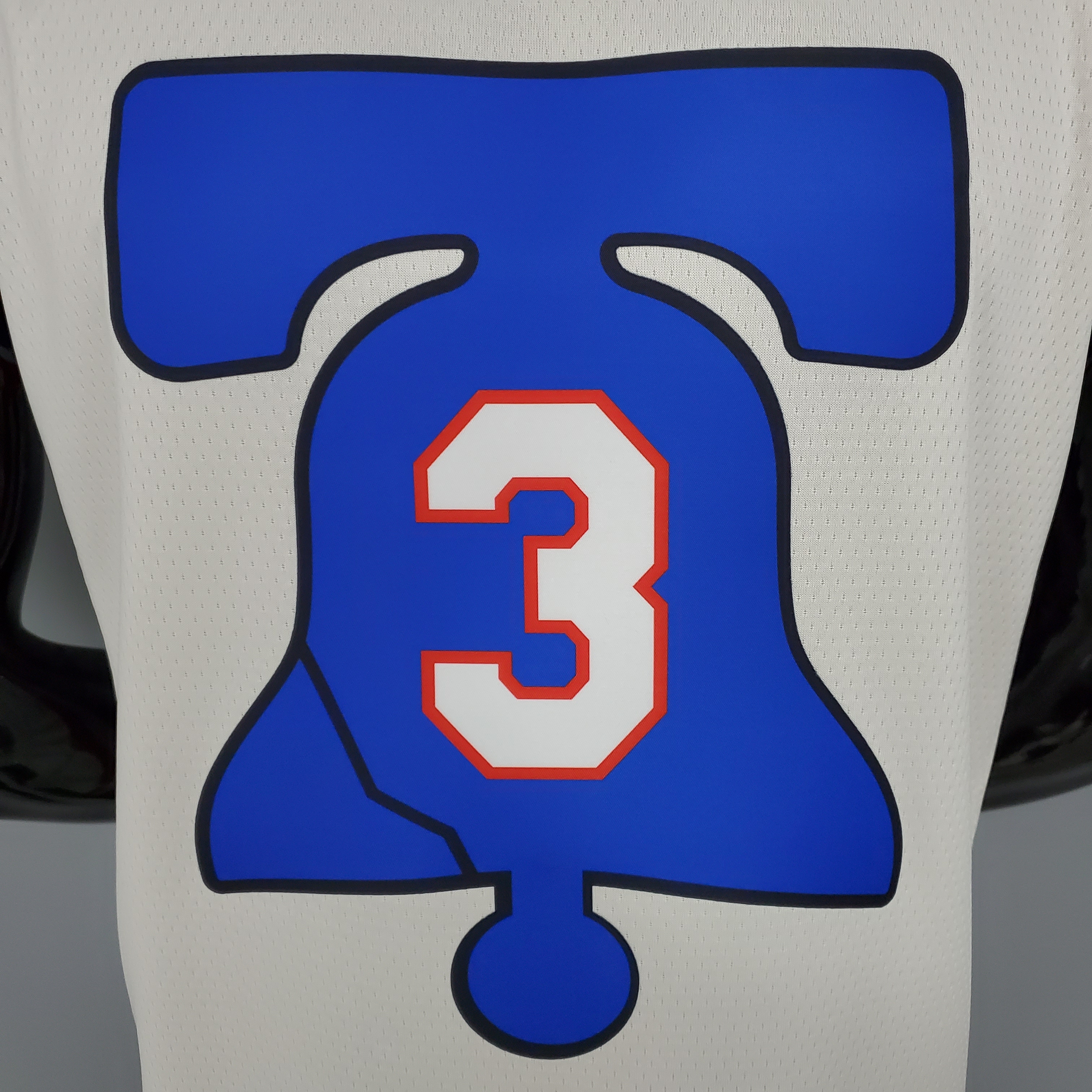 NBA Men Season 2021 Philadelphia 76ers White Rewarding Version #3 IVERSON Jersey High Quality Name and Number Print - leoleo123123