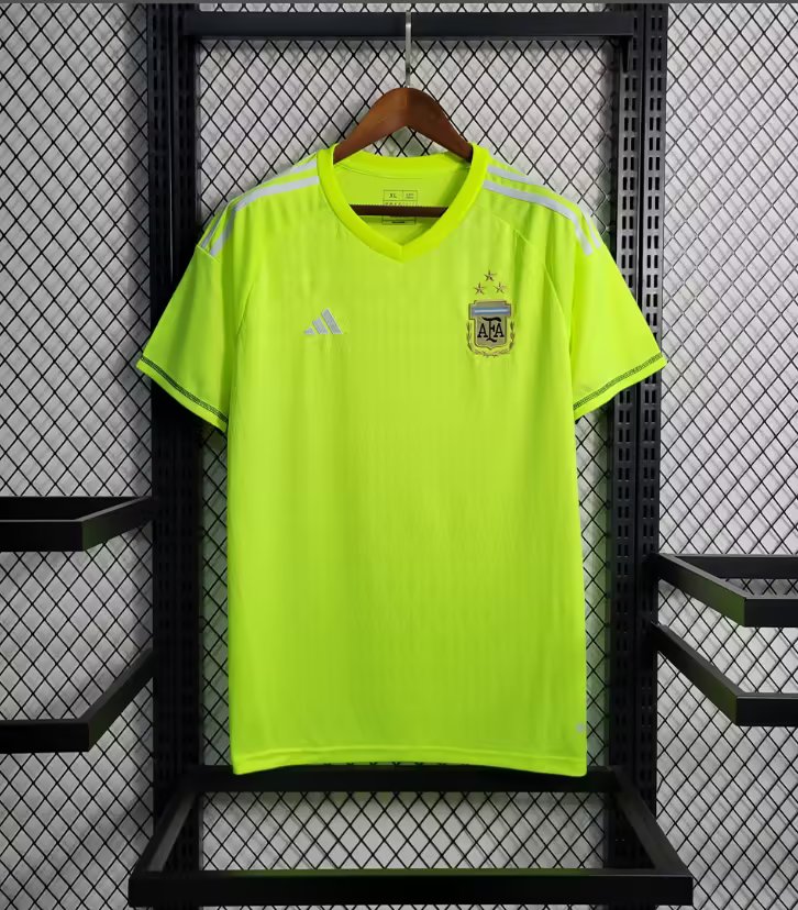 22/23 Argentina Goalkeeper Jersey With 3 Stars Fans Version - leoleo123123