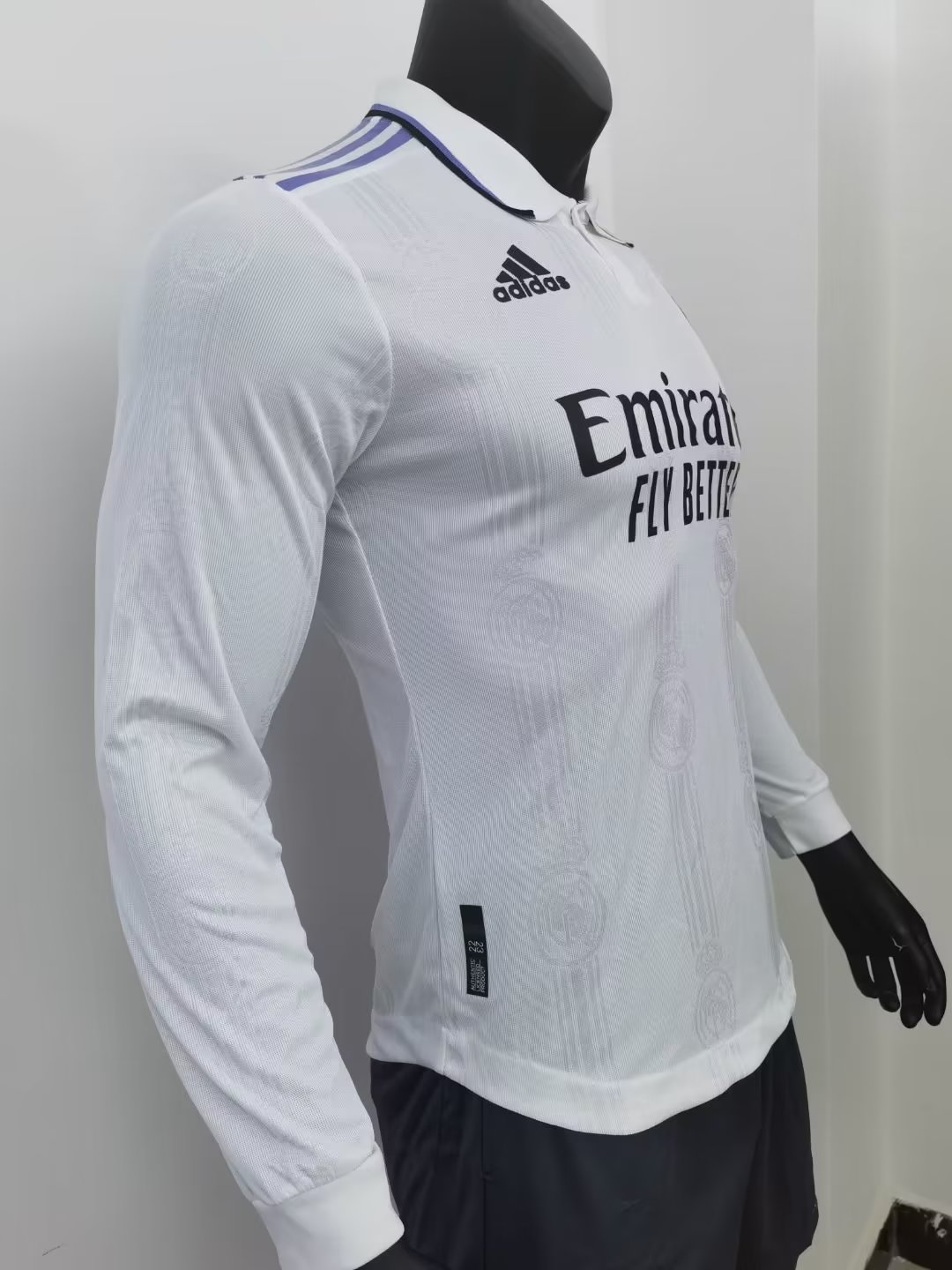 22/23 Real Madrid Home Long Sleeve Jersey Player Version 1:1 Quality - leoleo123123