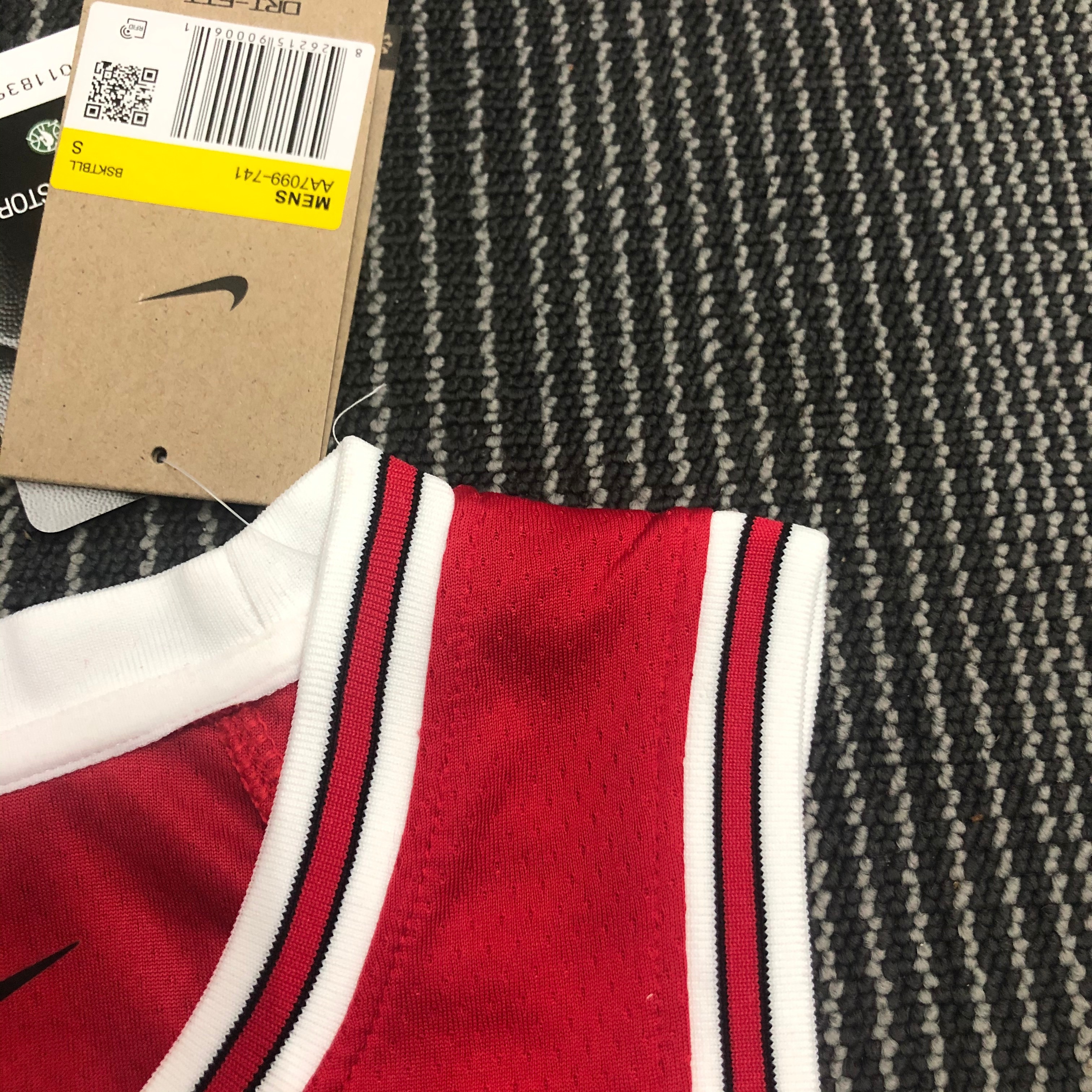 NBA Men 75th Anniversary Chicago Bulls Red #33 PIPPEN Jersey High Quality Name and Number Print - leoleo123123