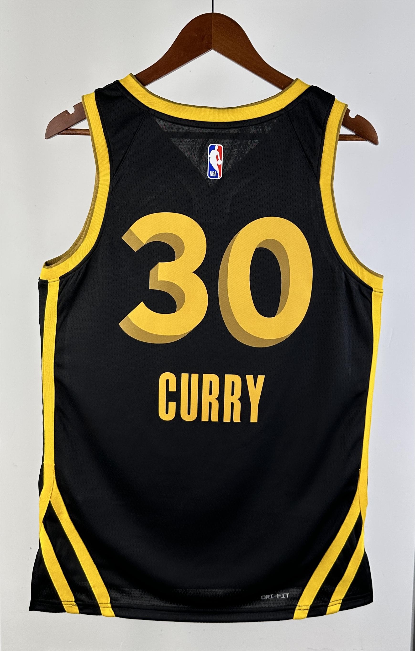 NBA Men 2024 Golden State Warriors City Edition #30 CURRY Swingman Jersey - leoleo123123