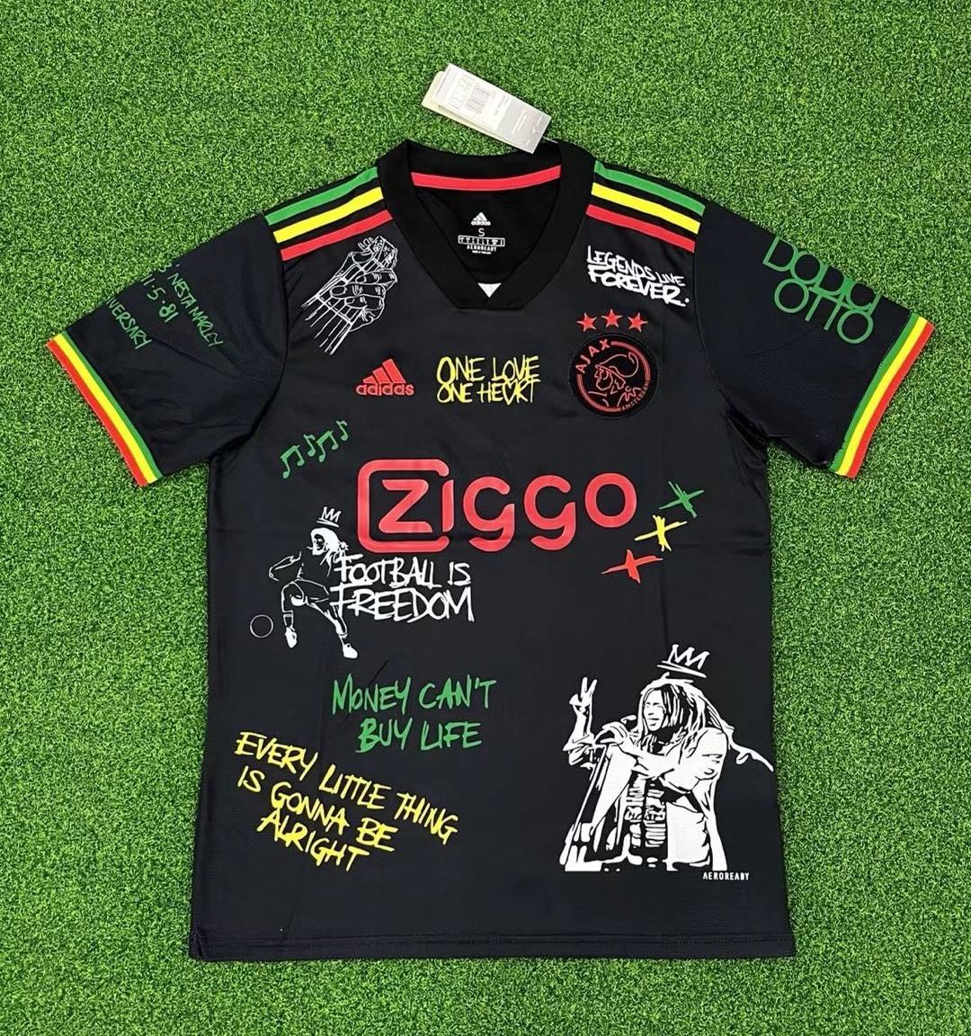 21/22 Ajax Black Special Jersey Final Version 1:1 Quality - leoleo123123