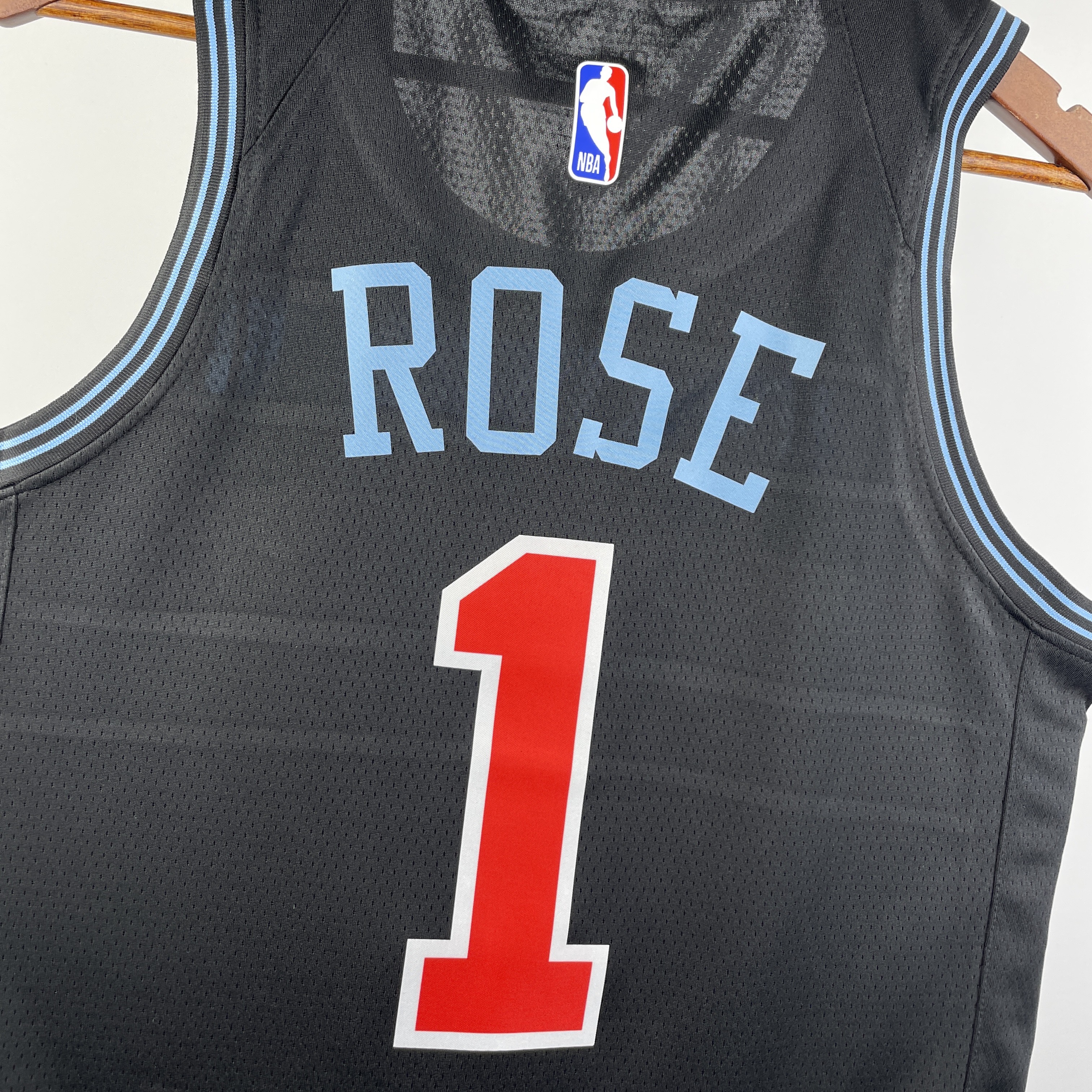 NBA 2019 Chicago Bulls City Edition Black #1 ROSE Swingman Jersey High Quality - leoleo123123