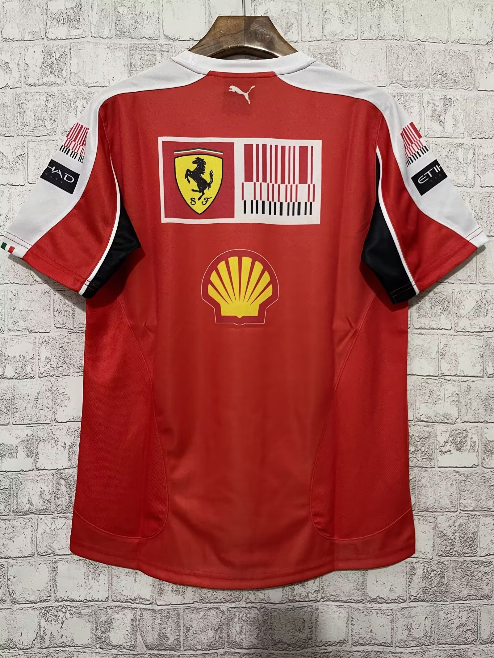 2024 Ferrari F1 Team POLO Round Collar T-Shirt - leoleo123123