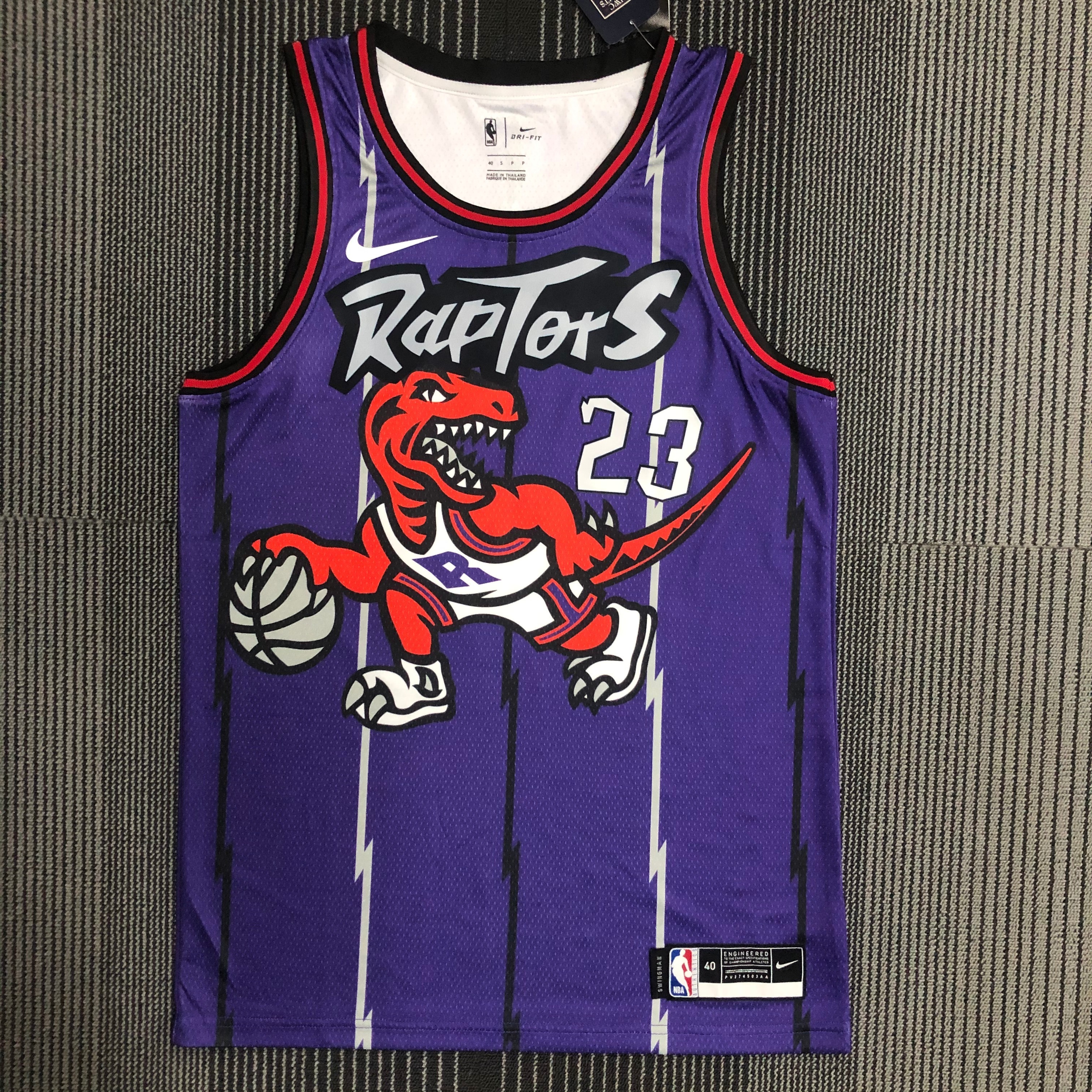 NBA Men Toronto Raptors Retro Purple #23 VANVLEET Jersey High Quality Name and Number Print - leoleo123123