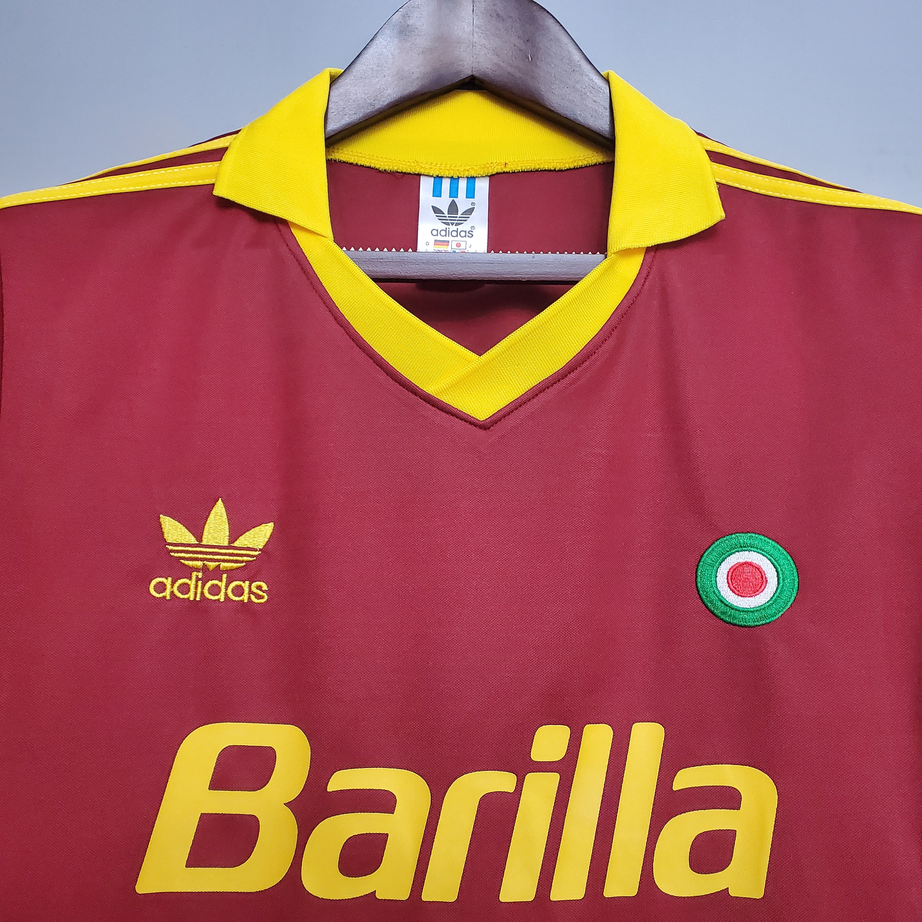 91/92 Roma Home Retro Jersey - leoleo123123