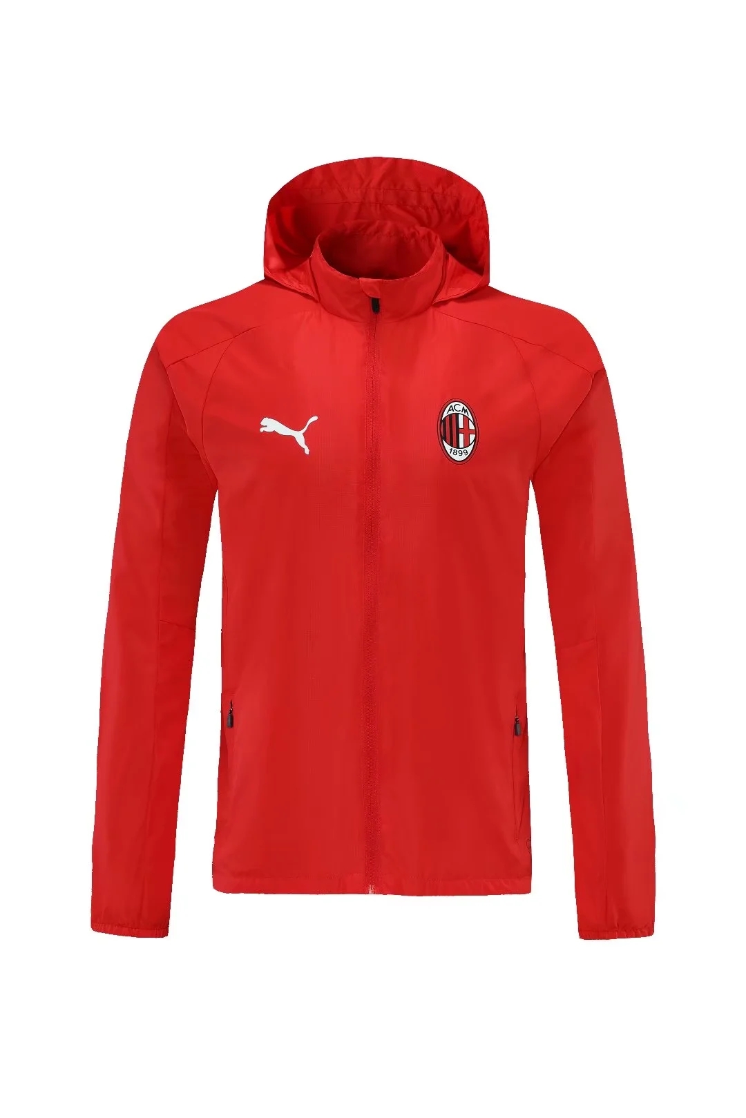 21-22 AC Milan Red Windbreaker Jacket Thai Quality - leoleo123123