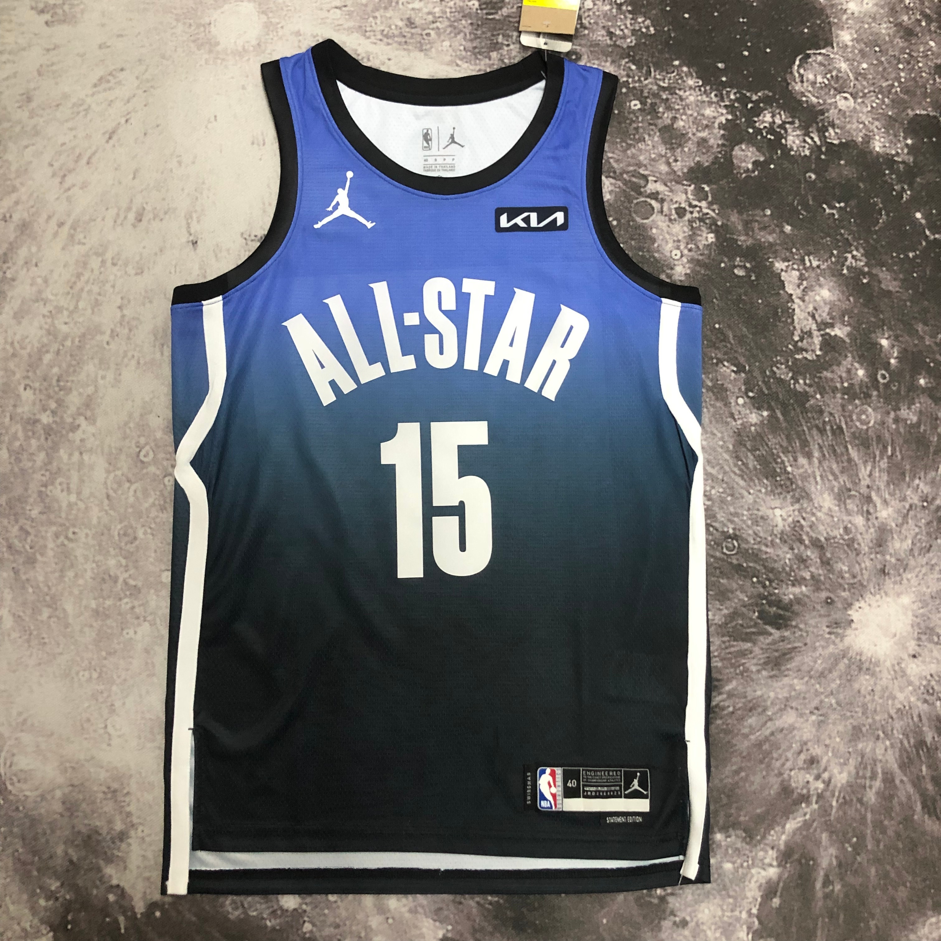 NBA Men Season 2023 Denver Nuggets All Star Blue #15 JOKIC Jersey High Quality Name and Number Print - leoleo123123