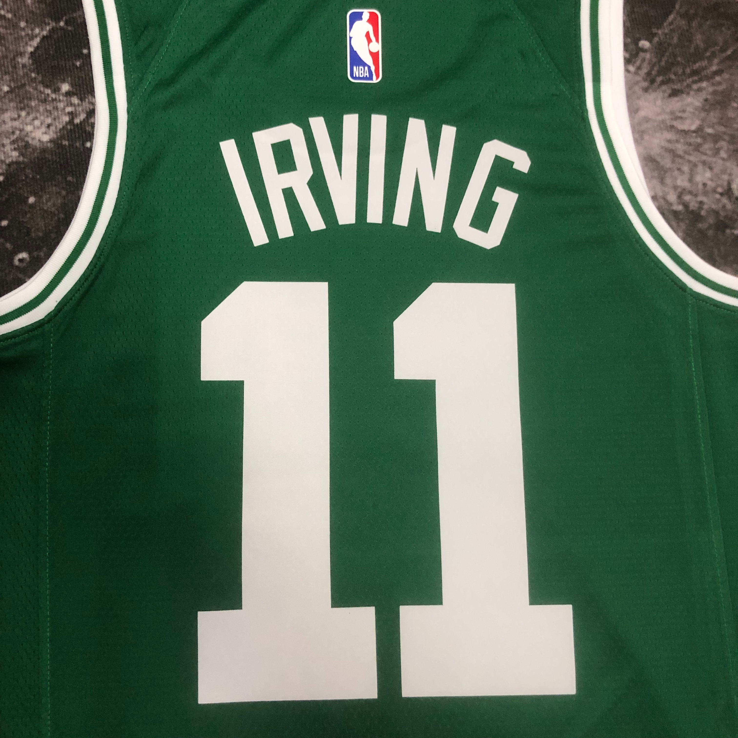 NBA Men Season 2023 Boston Celtics Green #11 IRVING Jersey High Quality Name and Number Print - leoleo123123