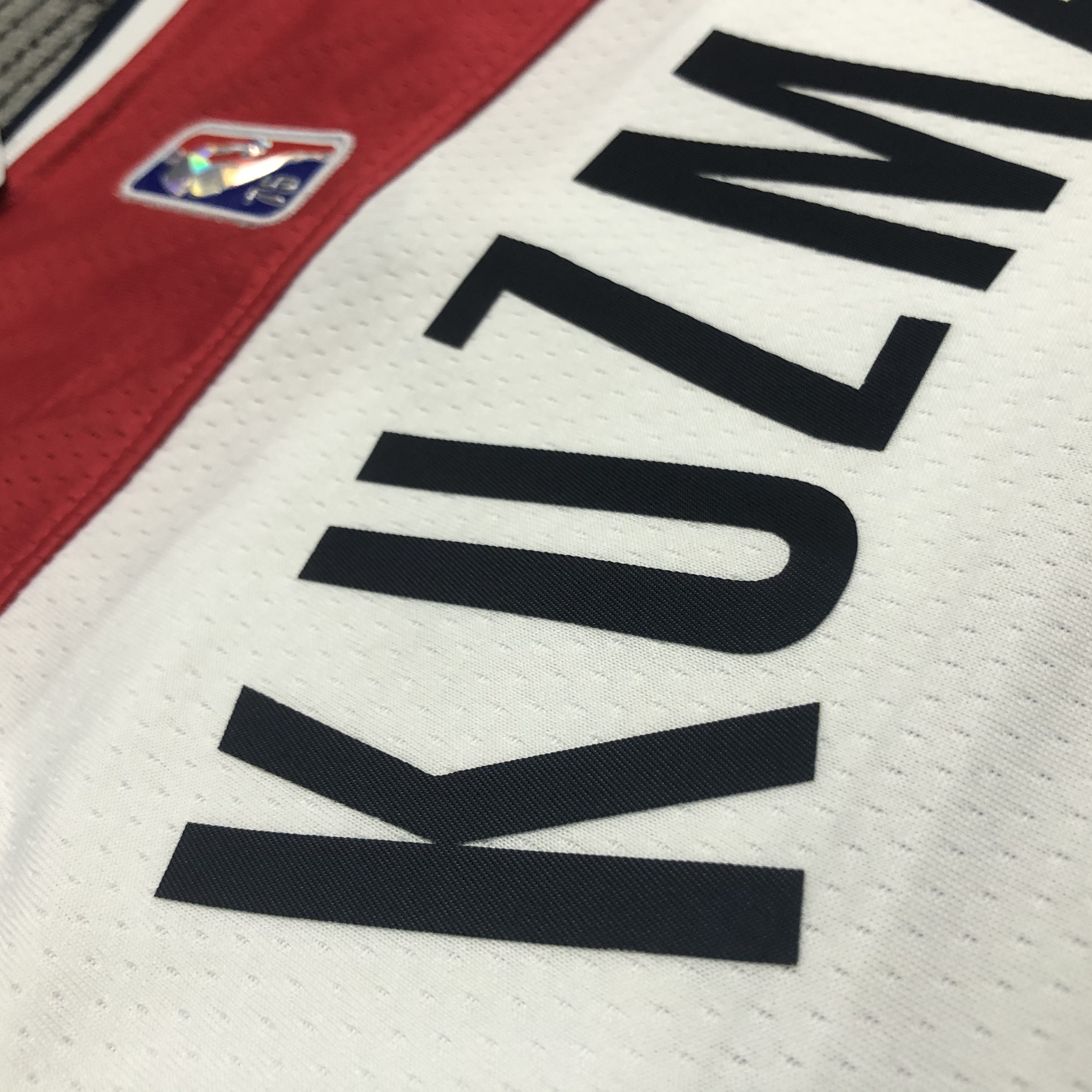 NBA 75th Anniversary Men Washington Wizards White #33 KUZMA Jersey High Quality Name and Number Print - leoleo123123