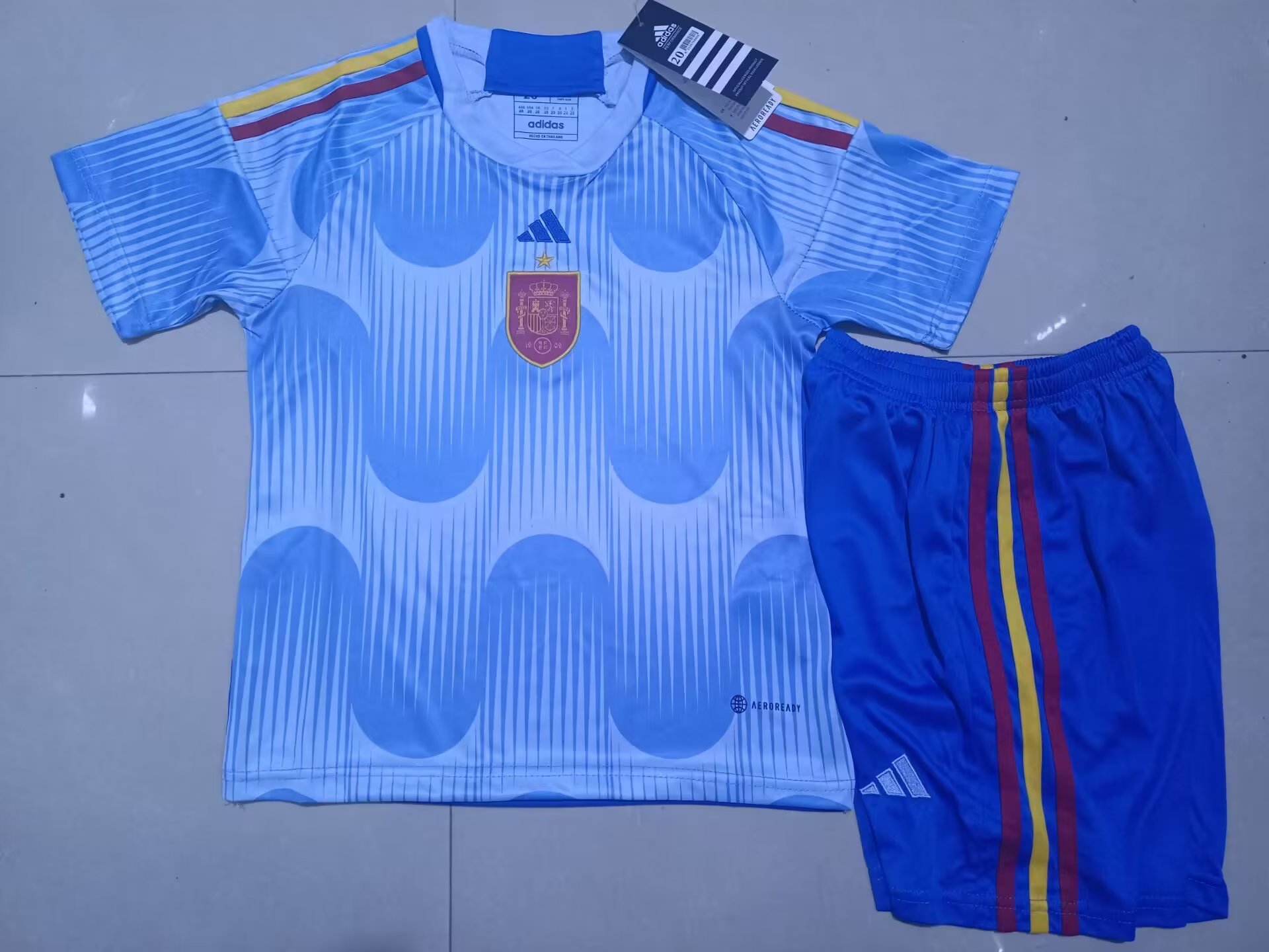 22/23 Spain Away Kids World Cup Jersey - leoleo123123