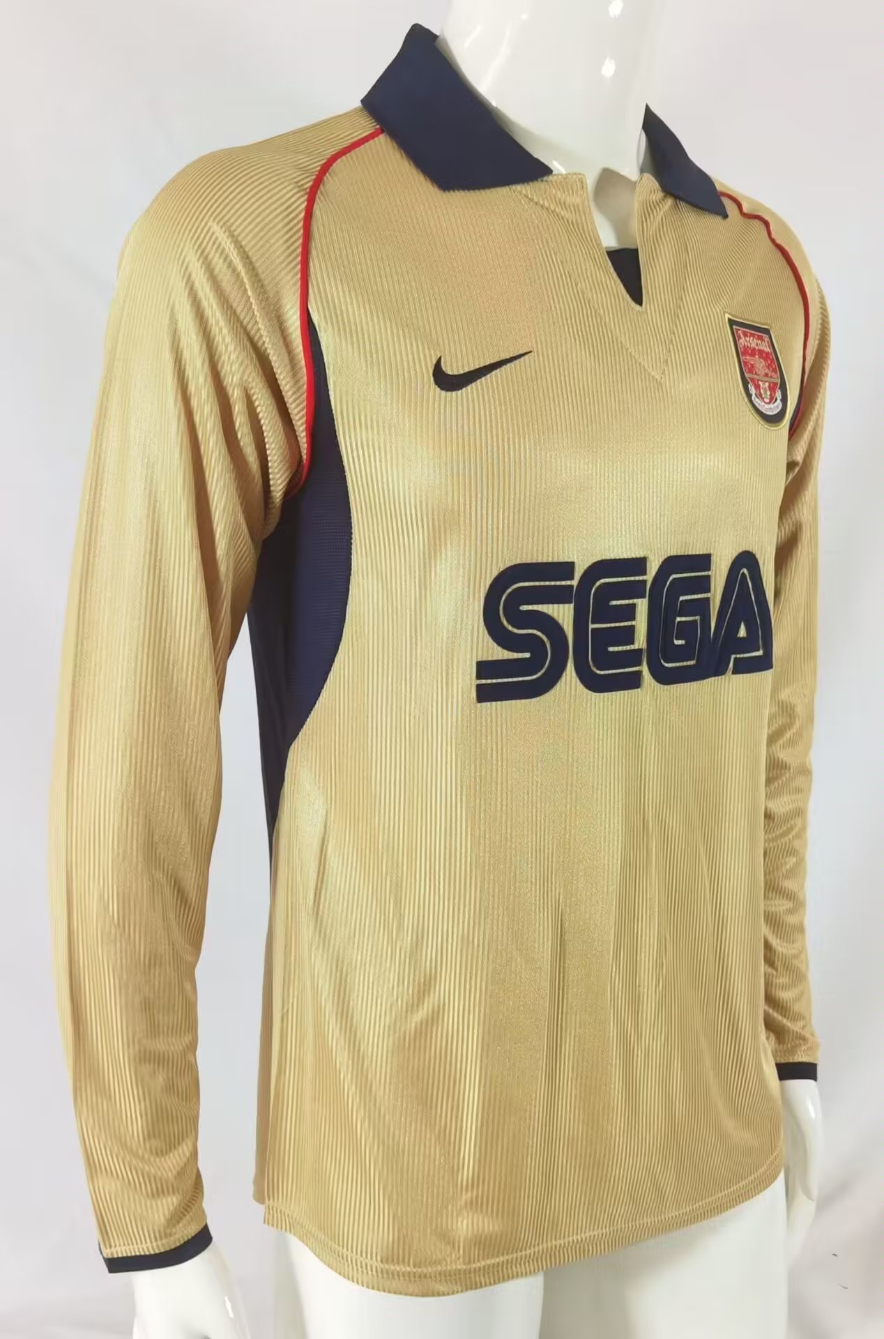 01/02 Arsenal Away Retro Jersey Long Sleeve - leoleo123123