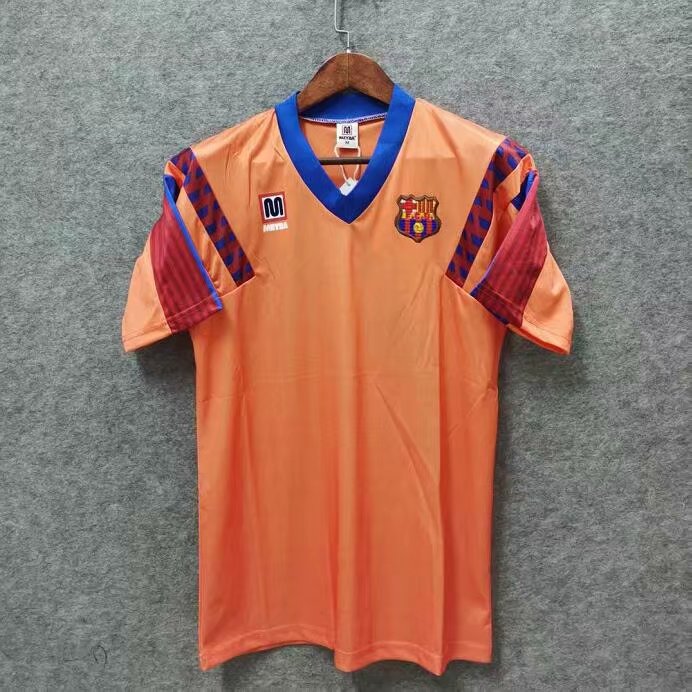 91-92 Barcelona Away Retro Jersey - leoleo123123