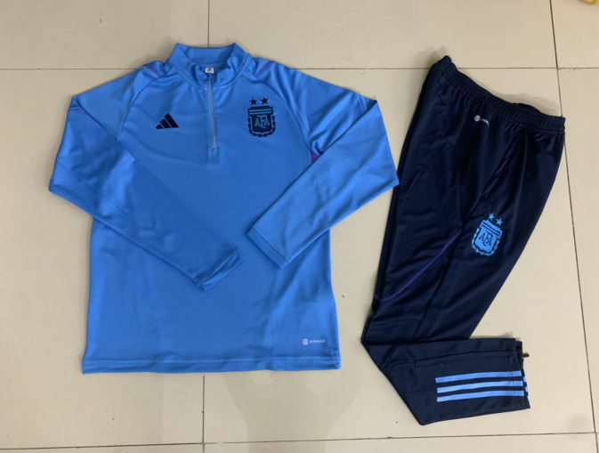 22/23 Argentina Blue Sweater Tracksuit Thai Quality - leoleo123123