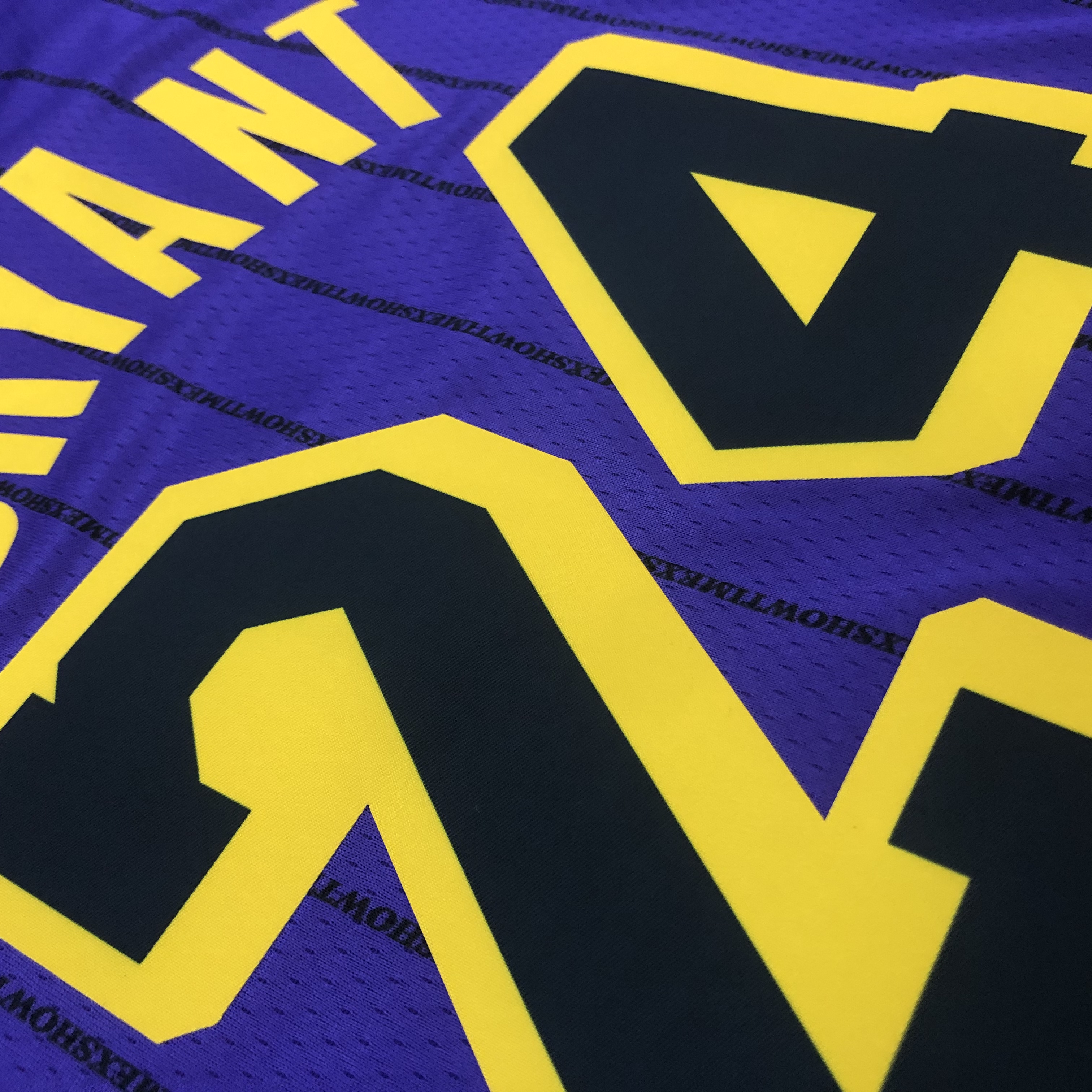 NBA Men Los Angeles Lakers Retro Purple with Black Lines #24 BRYANT Round Neck Jersey High Quality Name and Number Print - leoleo123123