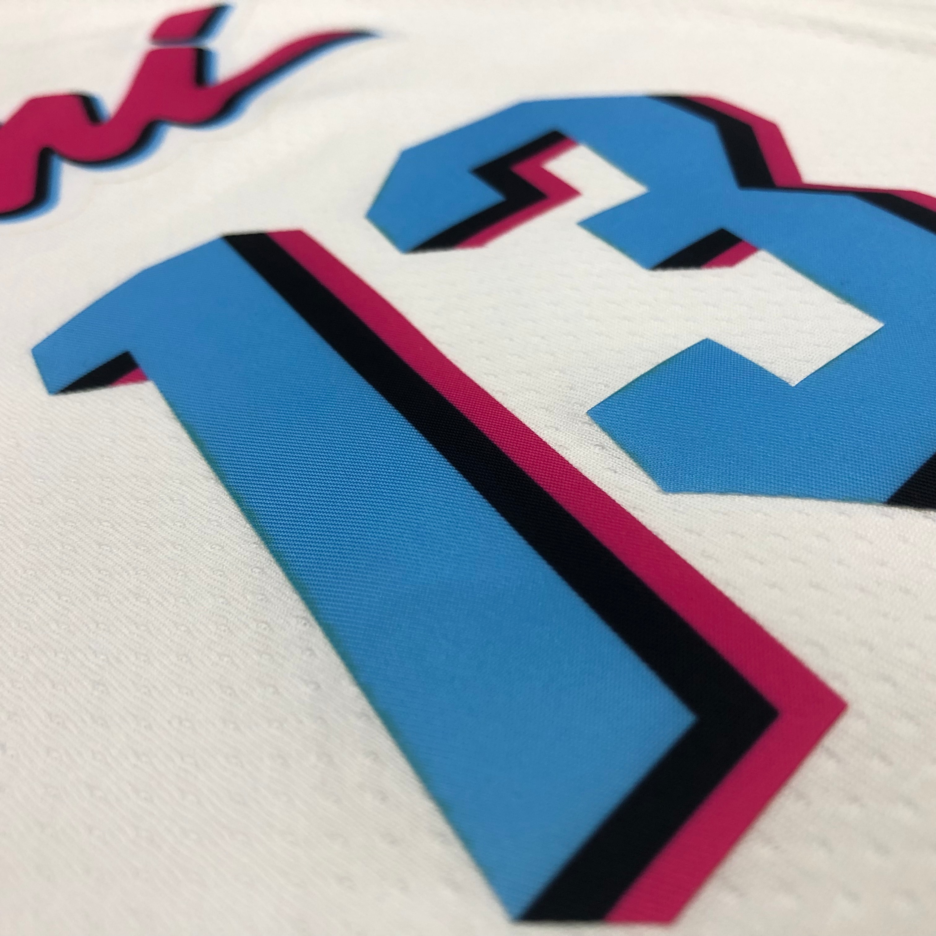 NBA Men Miami Heat White City #13 ADEBAYO Jersey High Quality Name and Number Print - leoleo123123