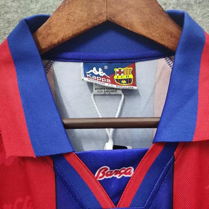 96-97 Barcelona Home Retro Jersey - leoleo123123