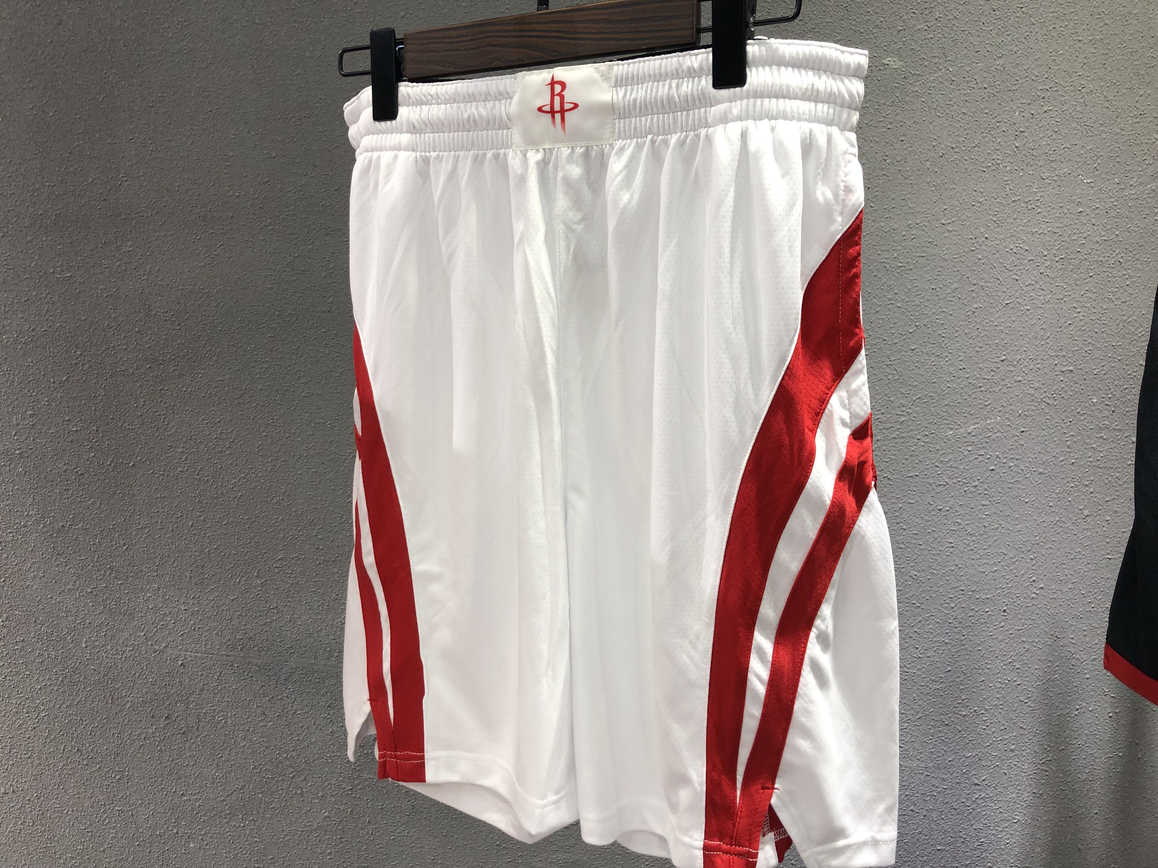 NBA Men Houston Rockets White Pant Short High Quality Name and Number Print - leoleo123123