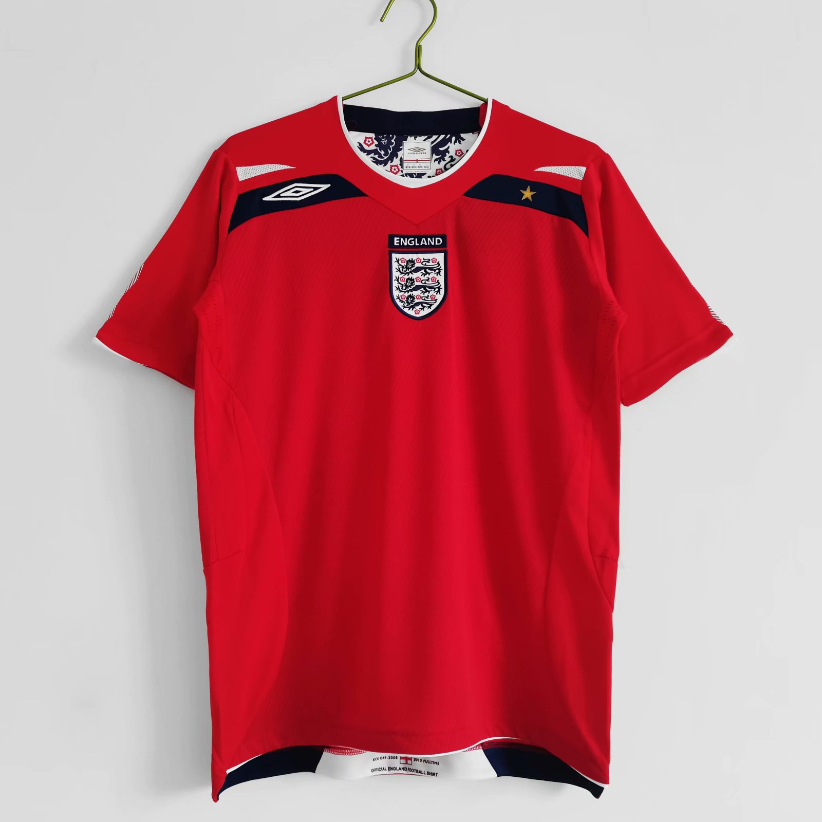 08/10 England Away Retro Jersey - leoleo123123