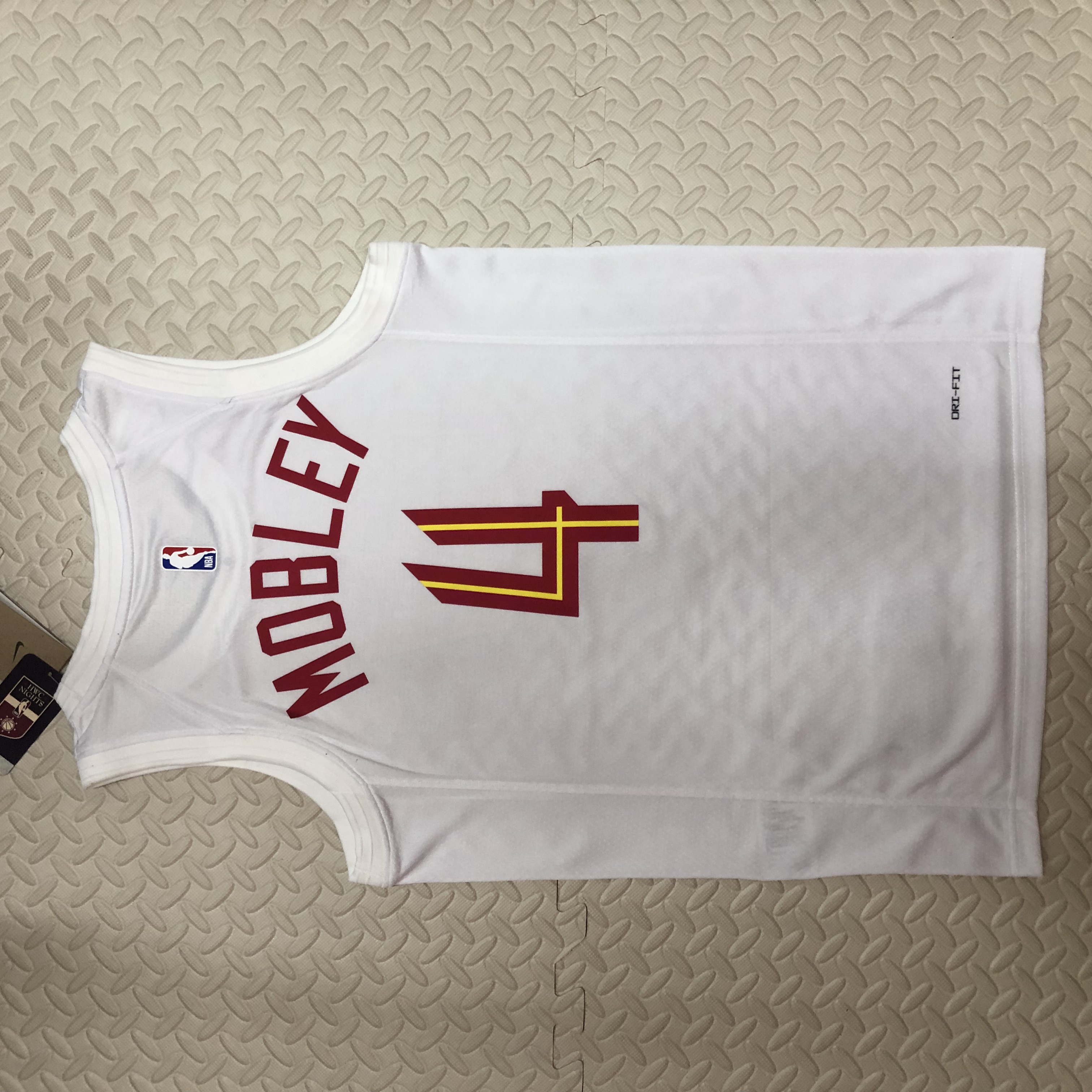 NBA Season 2023 Men Cleveland Cavaliers White #4 MOBLEY Jersey High Quality Name and Number Print - leoleo123123
