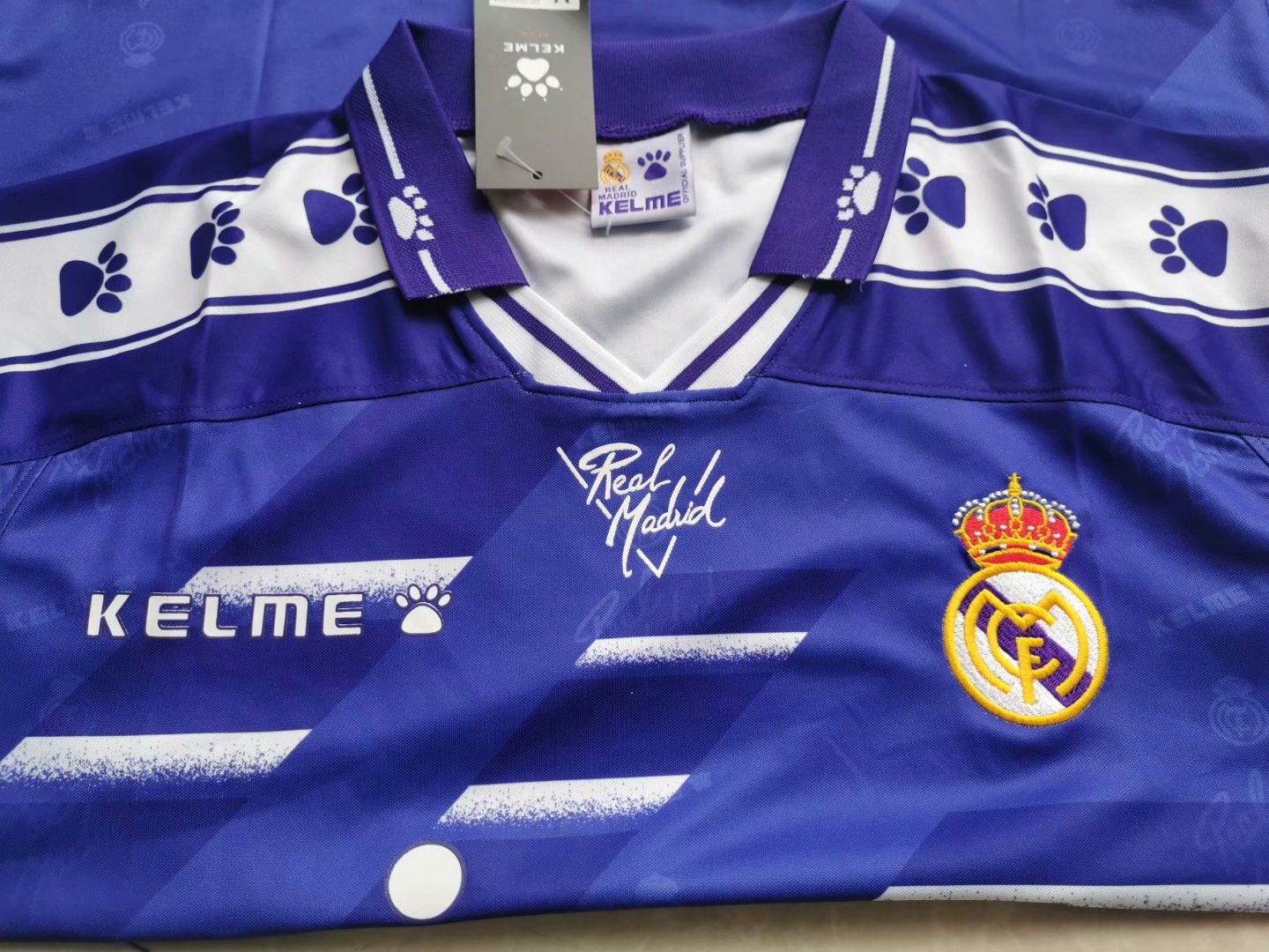 92-96 Real Madrid Away Retro Jersey - leoleo123123