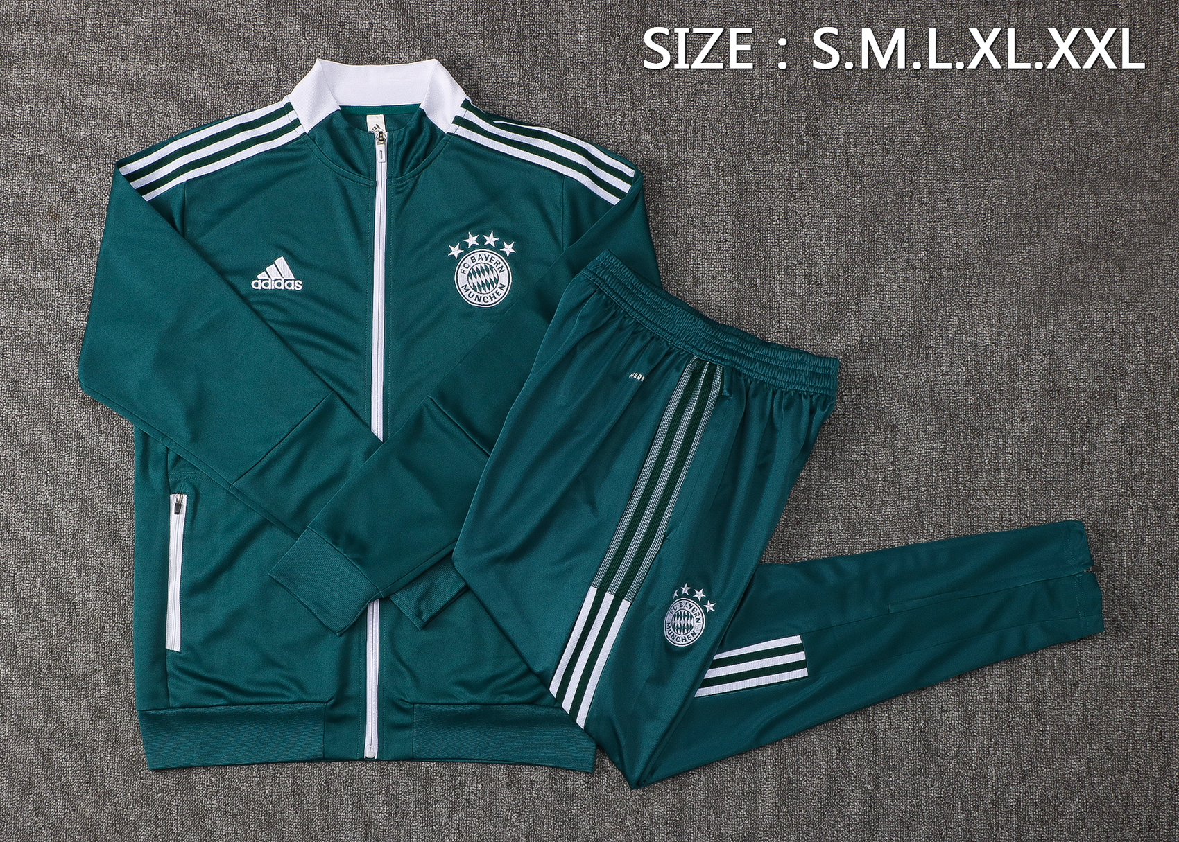 21/22 Bayern Green Jacket Tracksuit Thai Quality - leoleo123123
