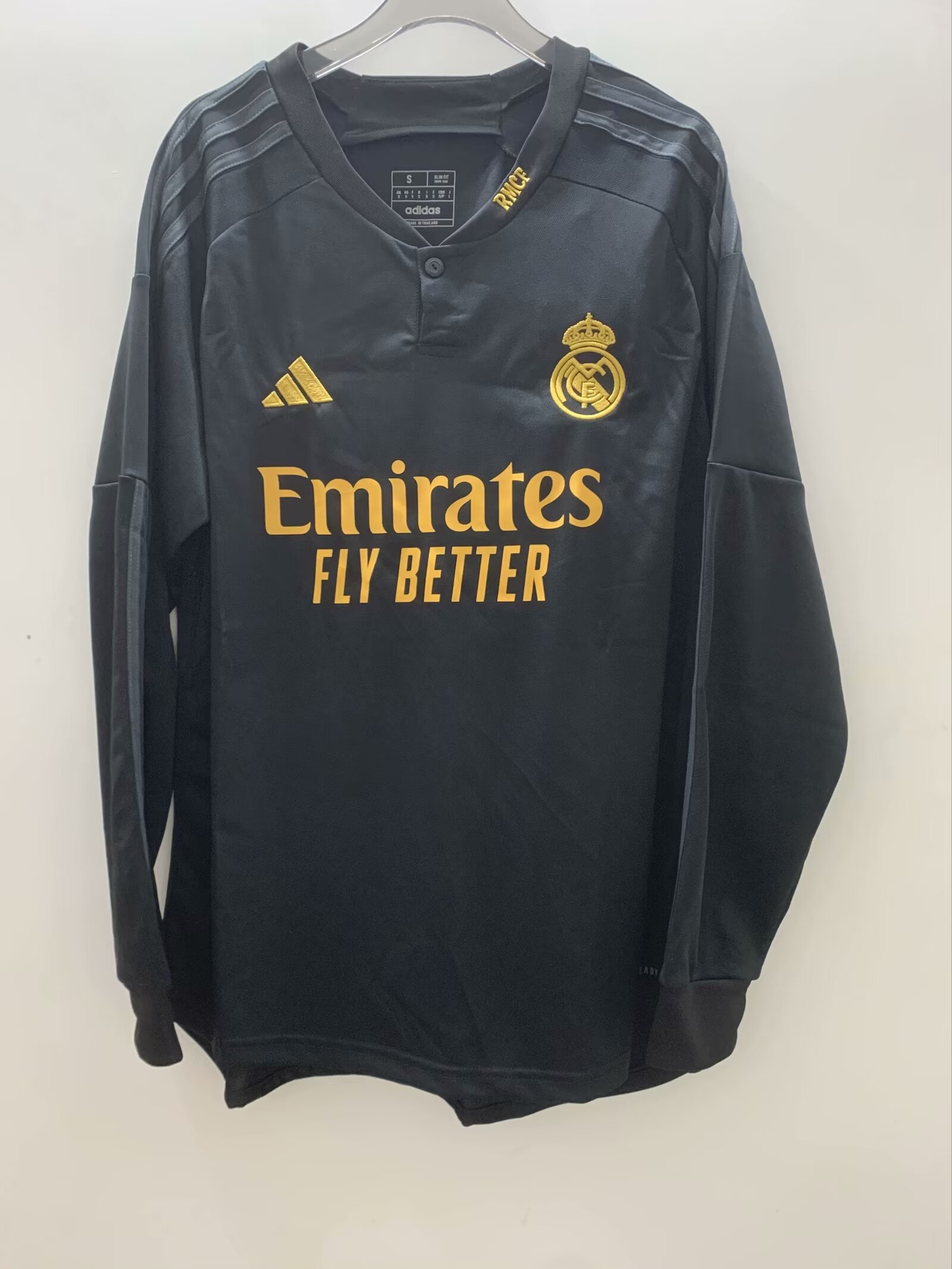 23/24 Real Madrid Third Jersey Long Sleeve 1:1 Quality Fan Version - leoleo123123