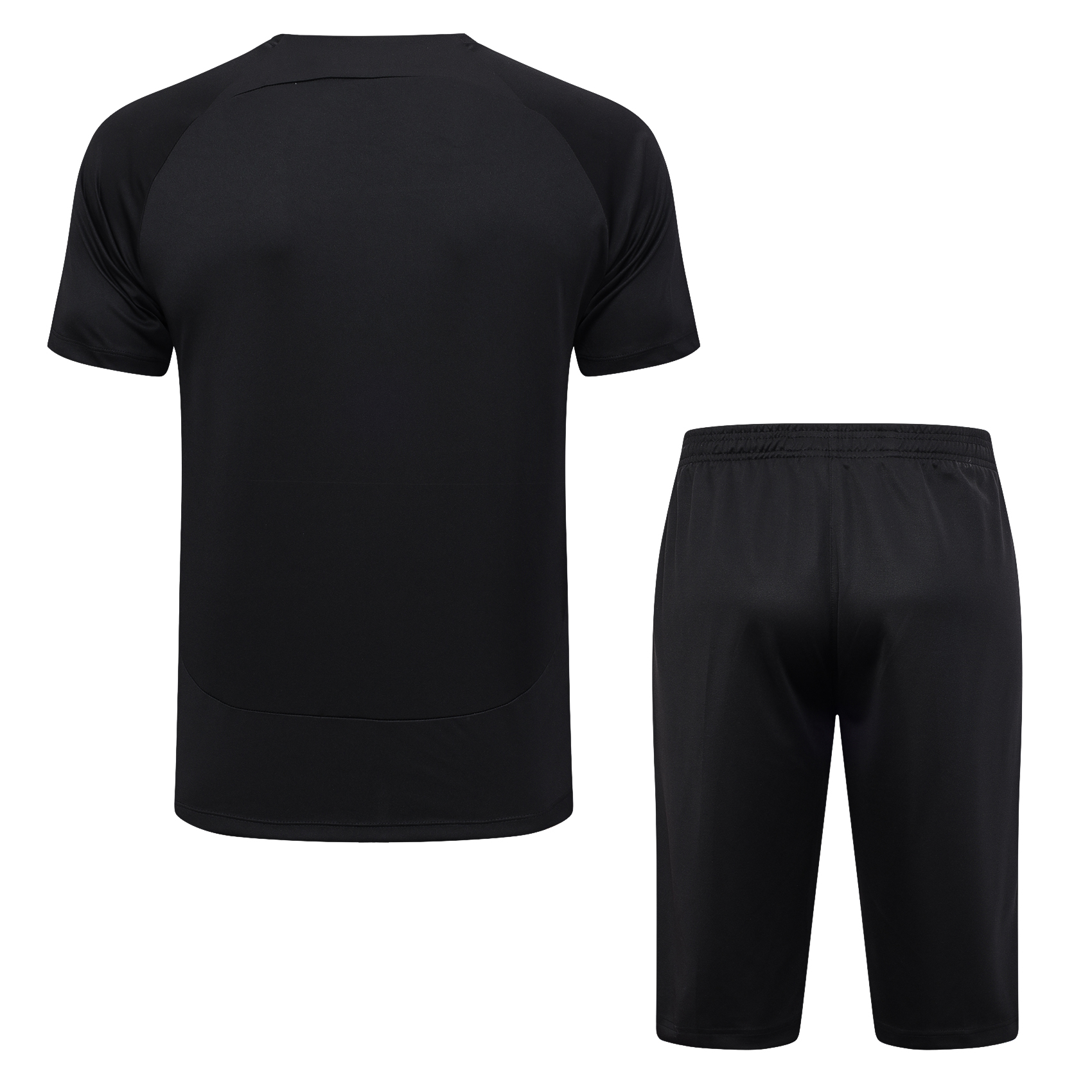 23/24 Corinthians Black Short Sleeve and Short Pant Training Set - Training Tracksuit - leoleo123123