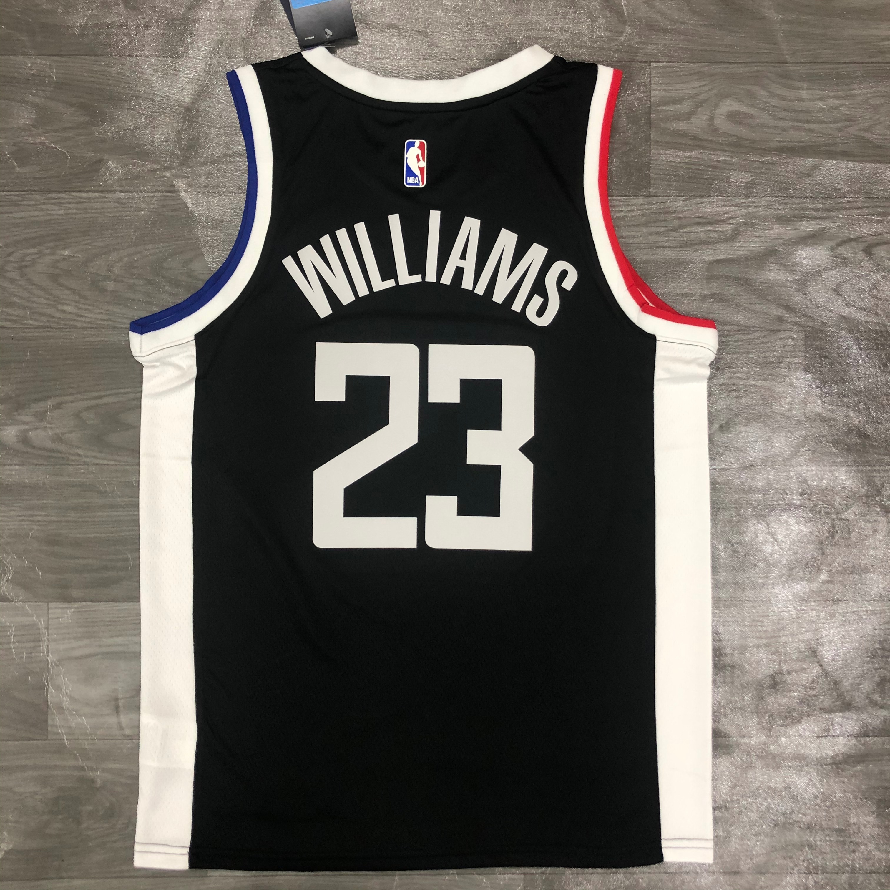 NBA Season 20-21 Men Los Angeles Clippers in Latin Black City #23 WILLIAMS Jersey High Quality Name and Number Print - leoleo123123