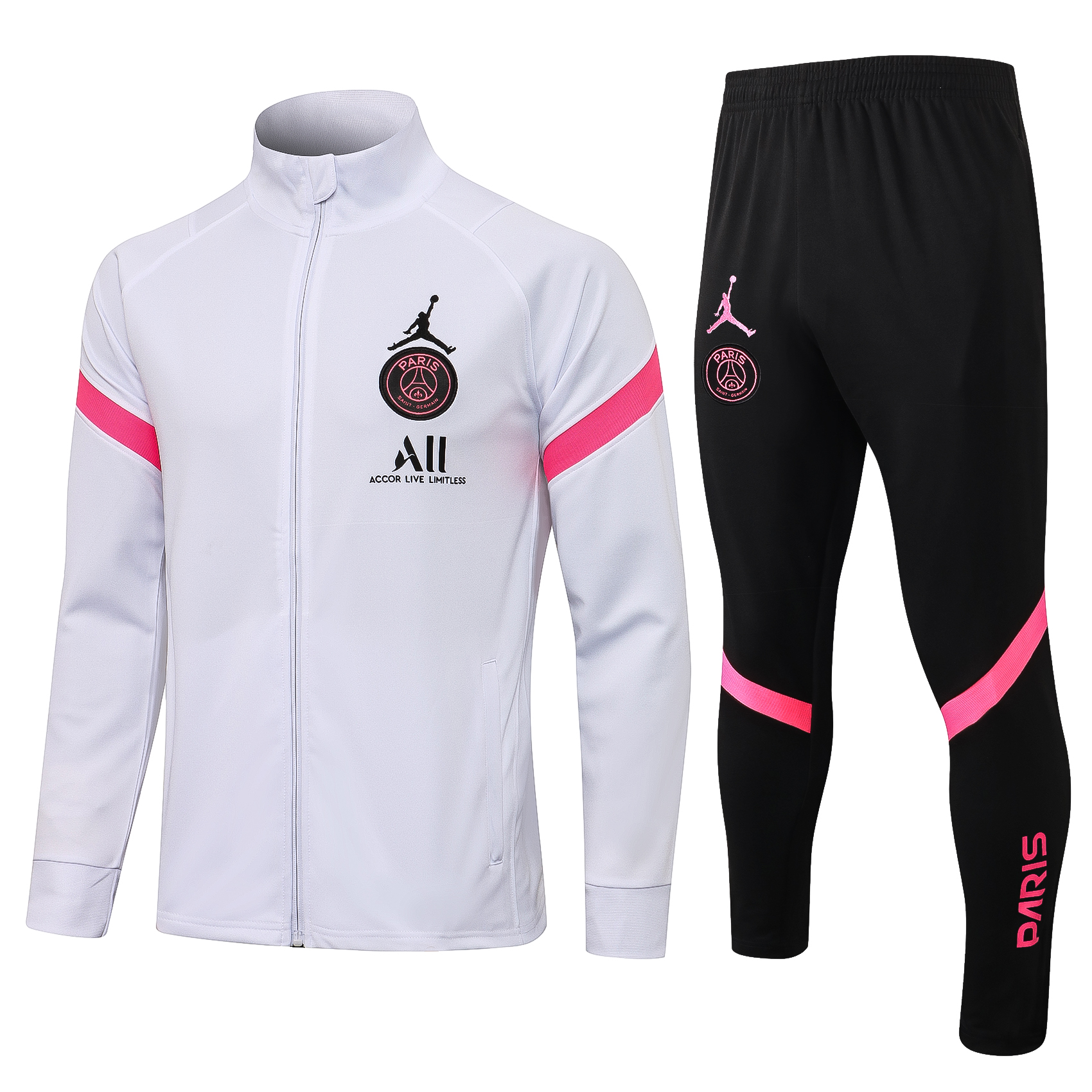 21-22 PSG White Tracksuit Thai Quality - leoleo123123