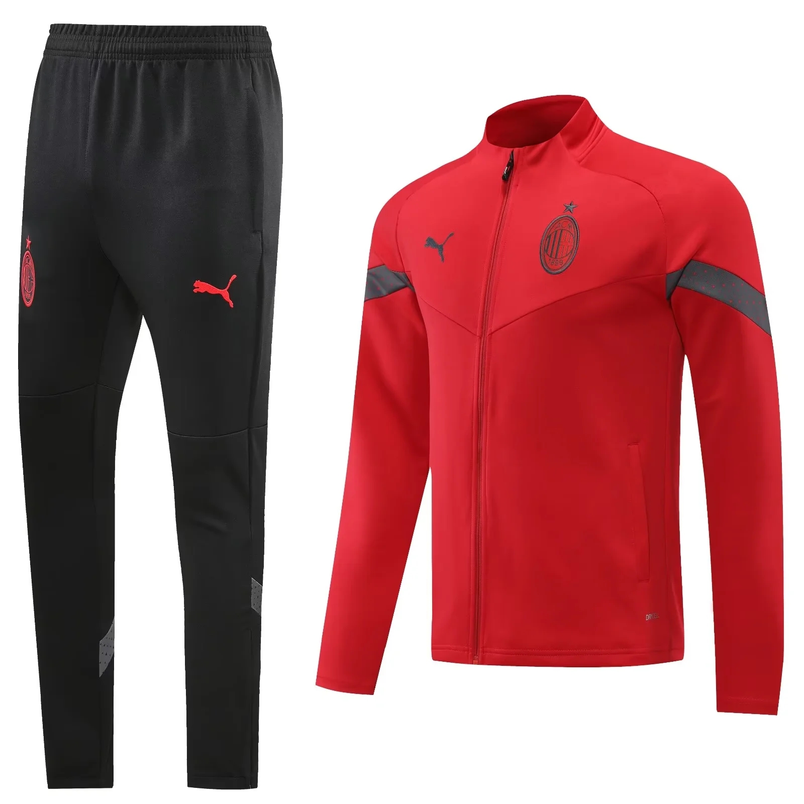 22-23 Ac Milan Red Jacket Tracksuit Thai Quality - leoleo123123
