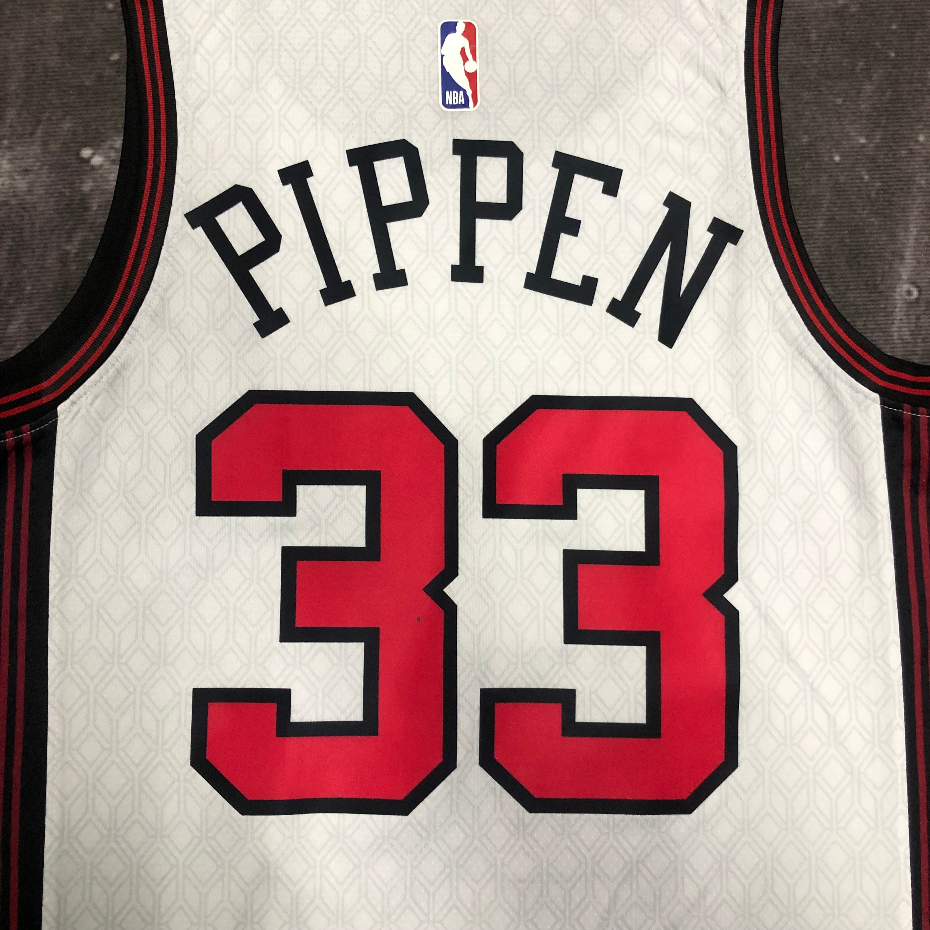NBA Men 2023 Chicago Bulls City Version White #33 PIPPEN Jersey High Quality Name and Number Print - leoleo123123
