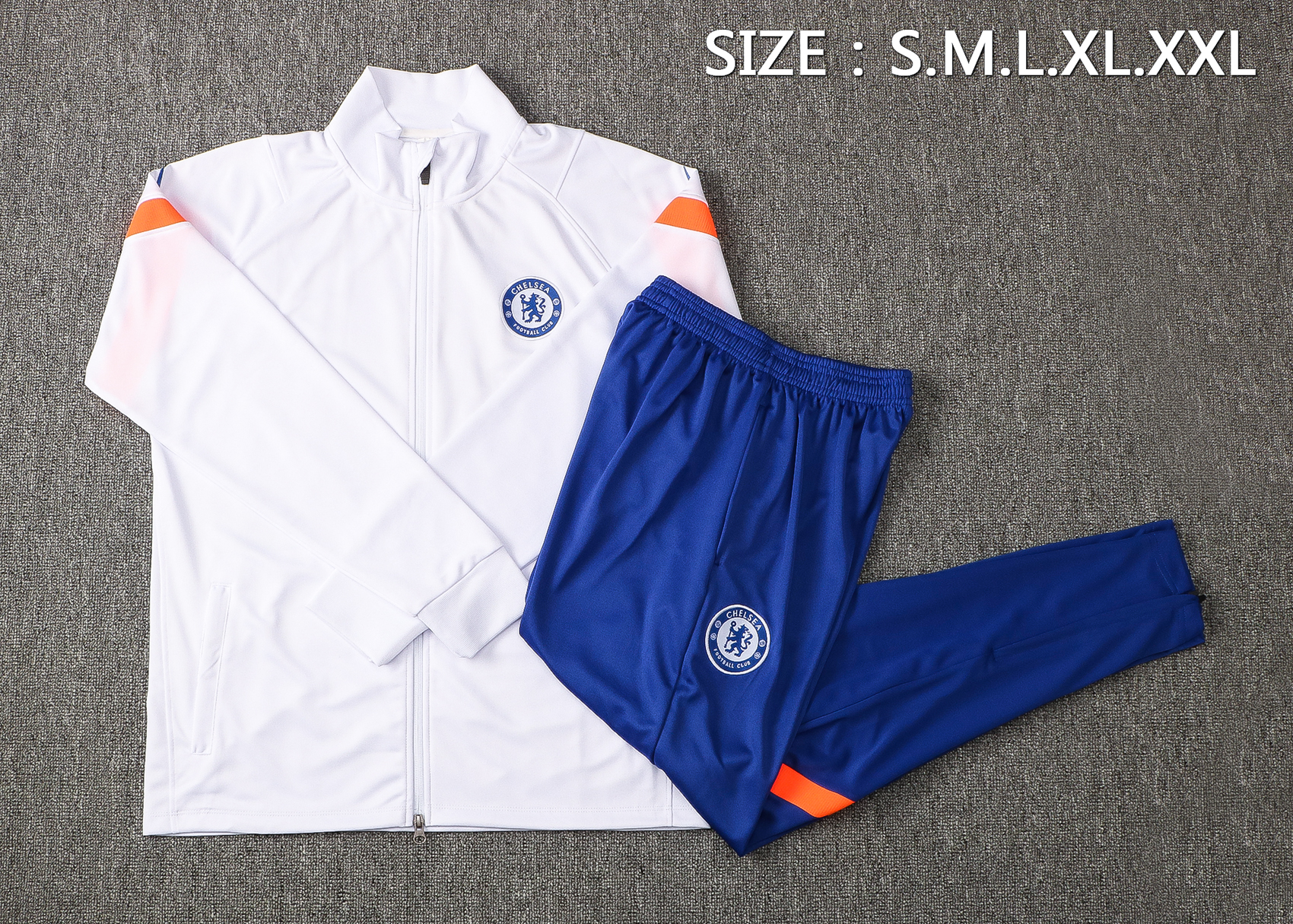 21/22 Chelsea White Jacket Tracksuit Thai Quality - leoleo123123