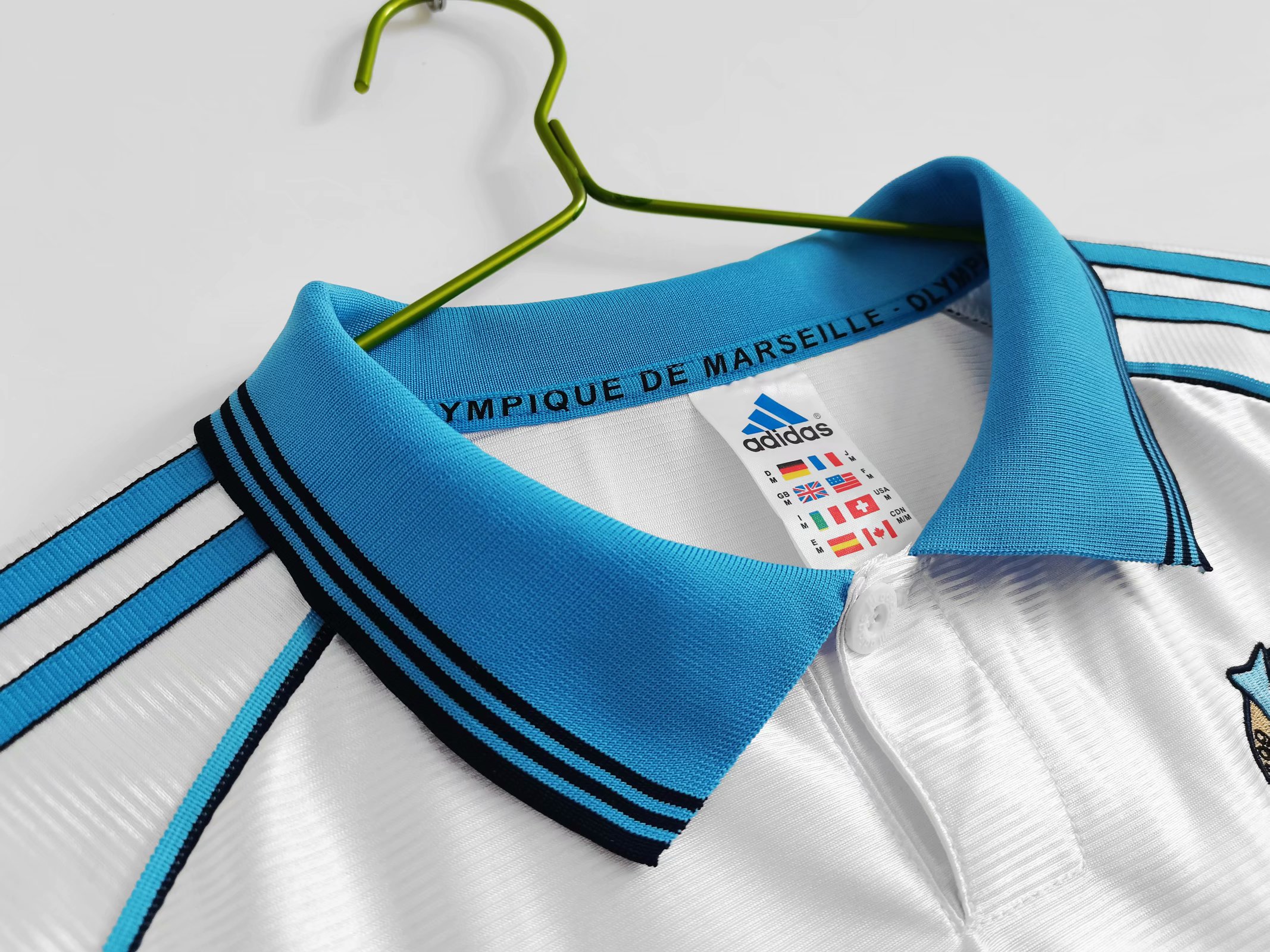 98/99 Marseille Home Retro Jersey - leoleo123123
