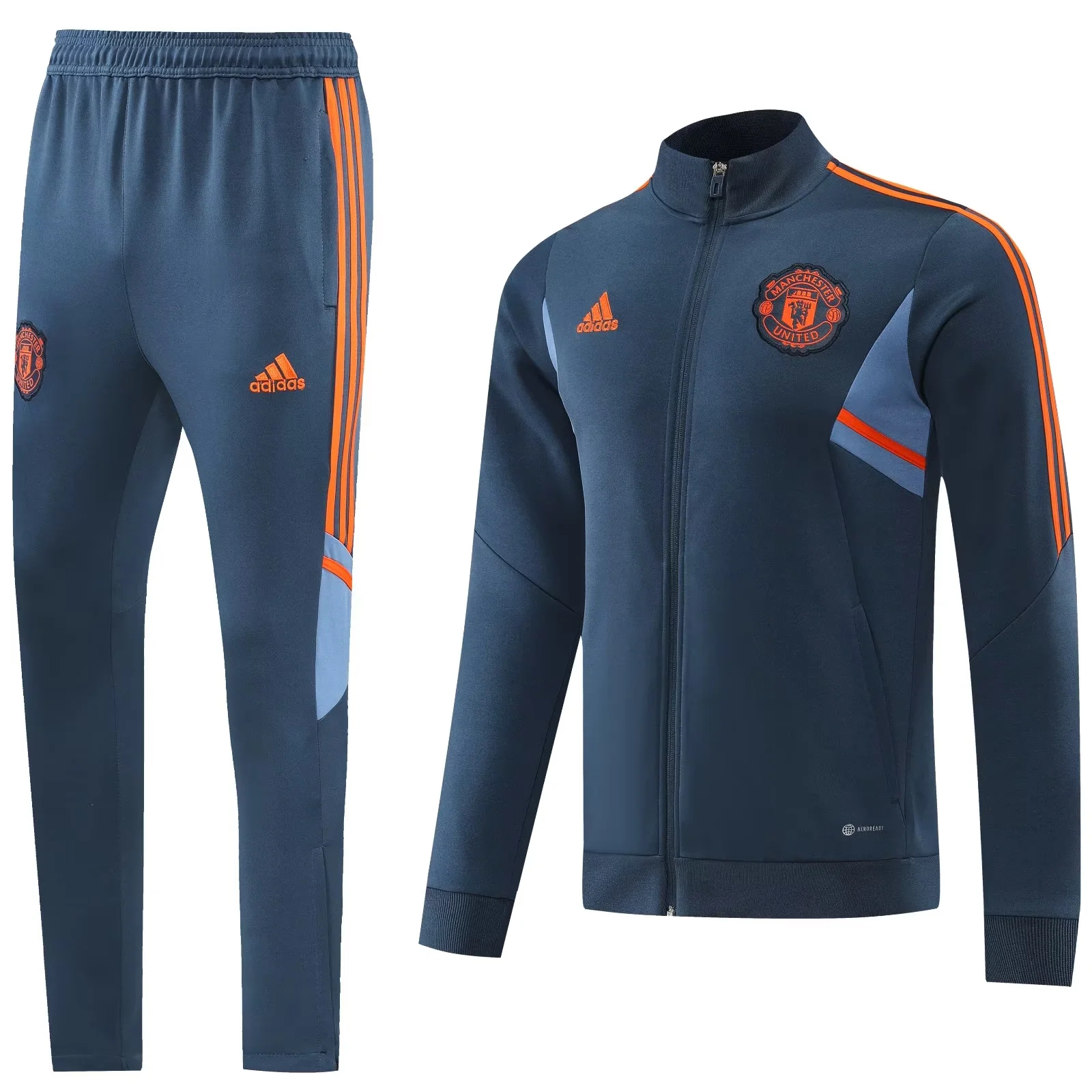 22-23 Man United Bluish Grey Jacket Tracksuit Thai Quality - leoleo123123