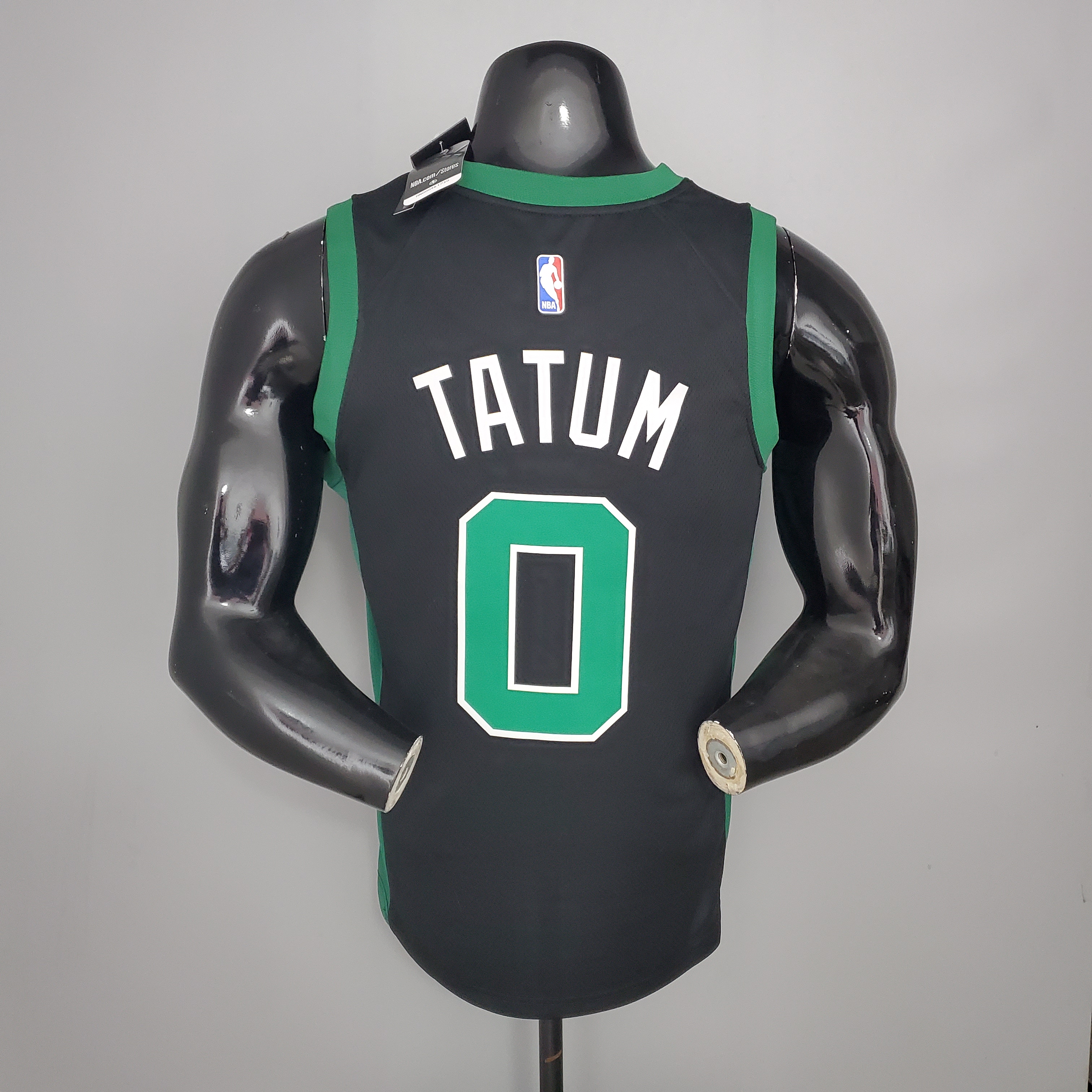 NBA Season 2021 Boston Celtics Black with Green Name #0 TATUM Jersey High Quality Name and Number Print - leoleo123123