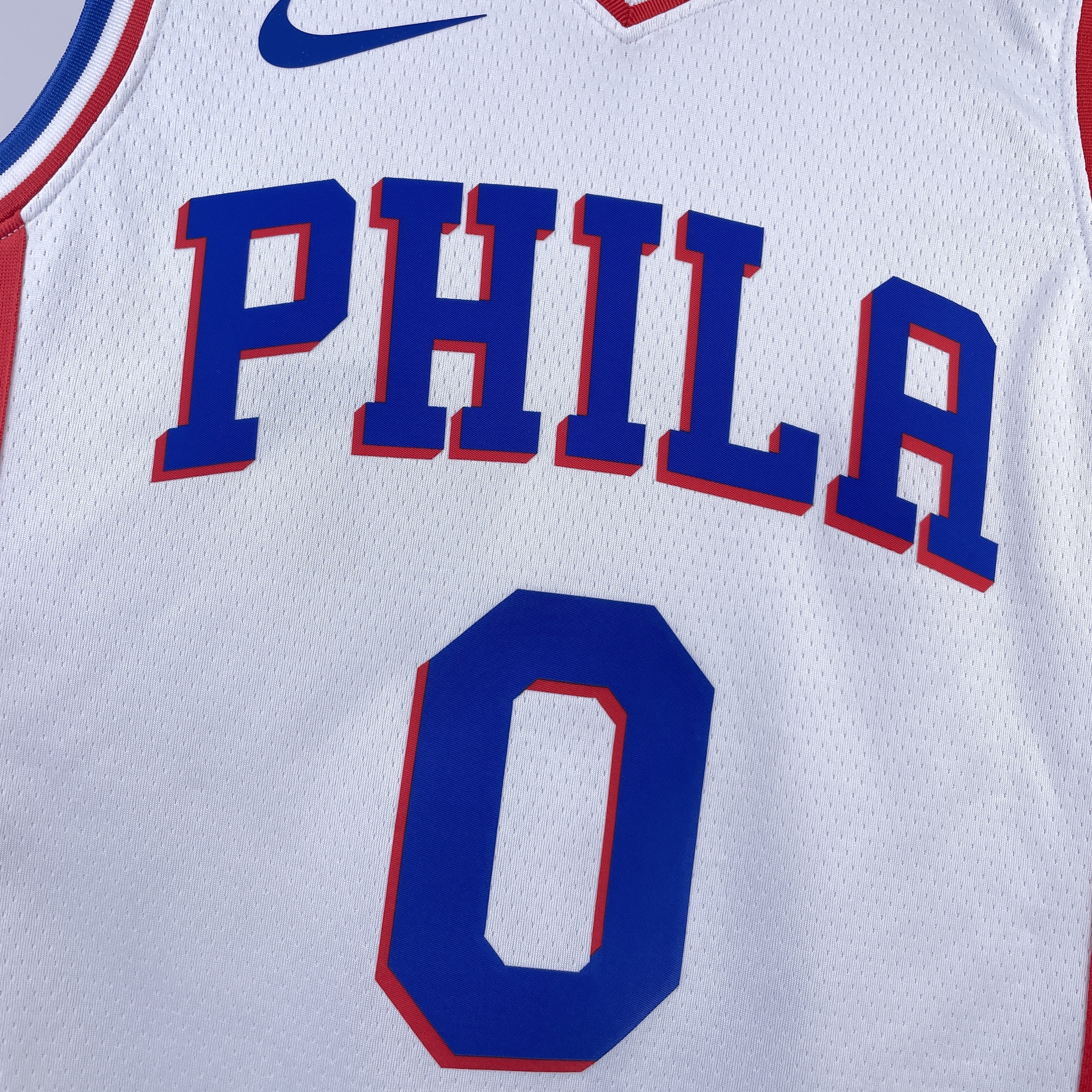NBA Men 2023 Philadelphia 76ers White #0 MAXEY Swingman Jersey - leoleo123123