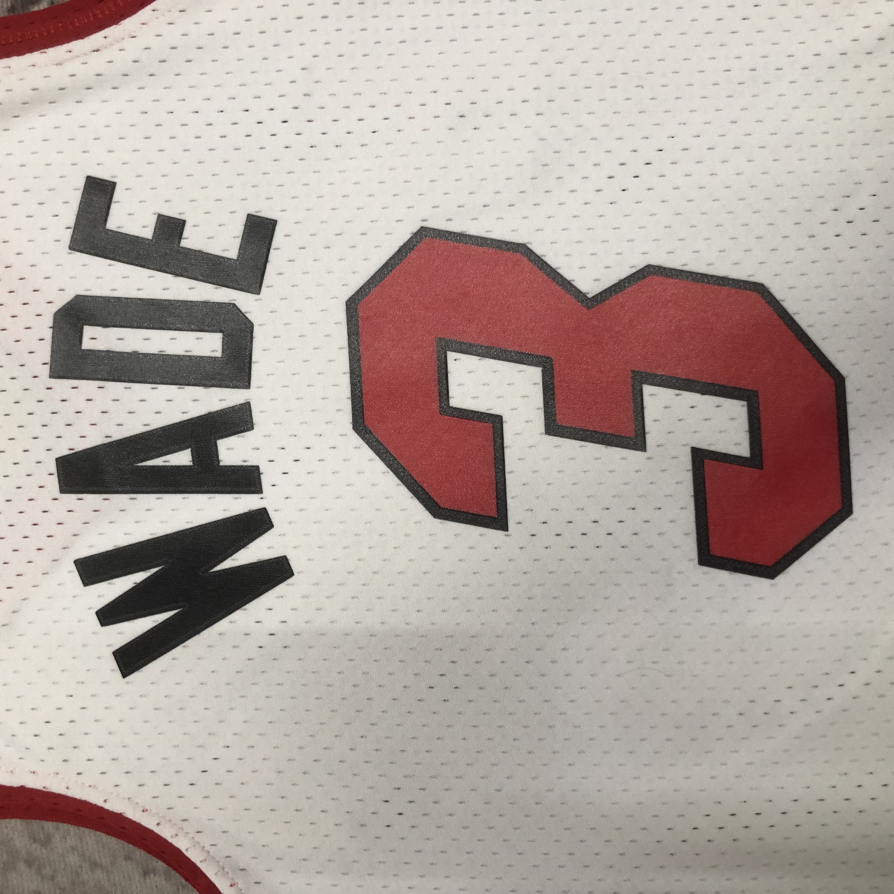 NBA Men Season 05-06 Miami Heat White #3 WADE Jersey High Quality Name and Number Print - leoleo123123