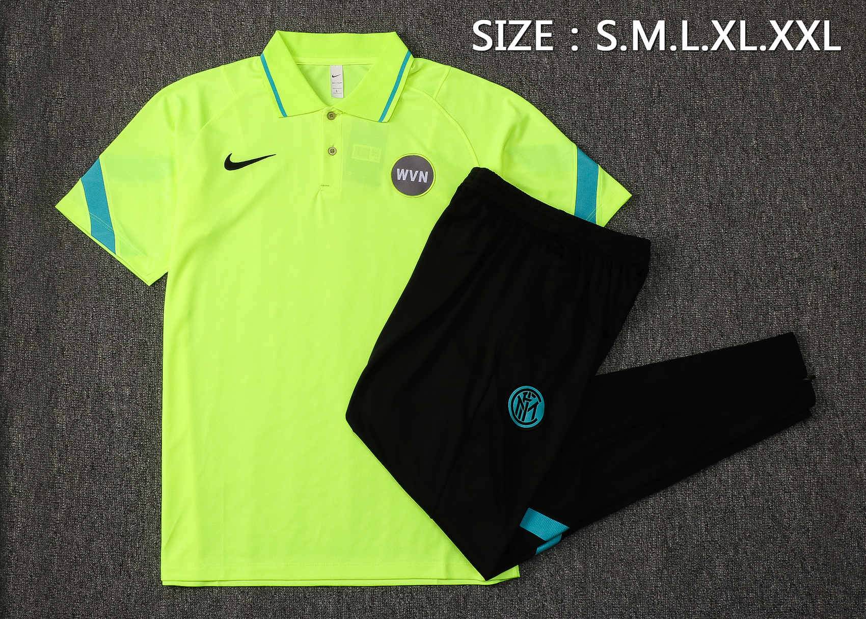 21-22 Inter Milan Green Polo Training Tracksuit Thai Quality - leoleo123123