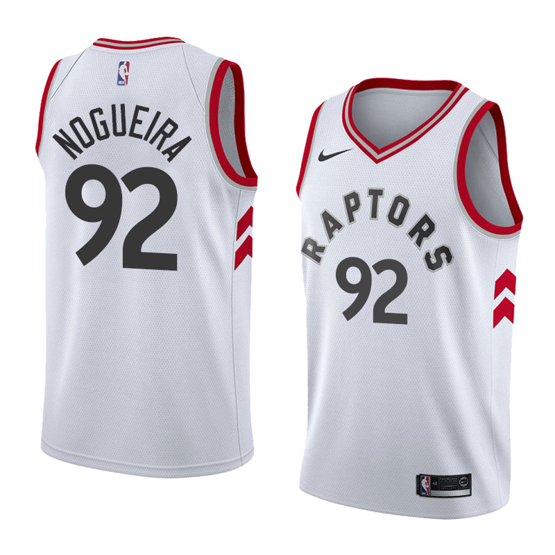 NBA Toronto Raptors #92 NOGUEIRA White Jersey High Quality Name and Number Print - leoleo123123