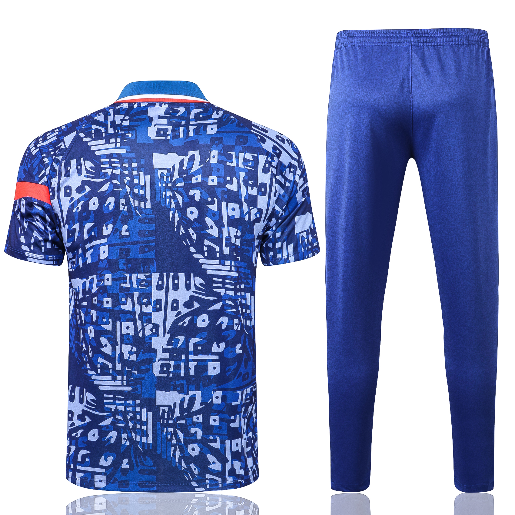 21-22 Chelsea Blue Polo Training Tracksuit Thai Quality - leoleo123123